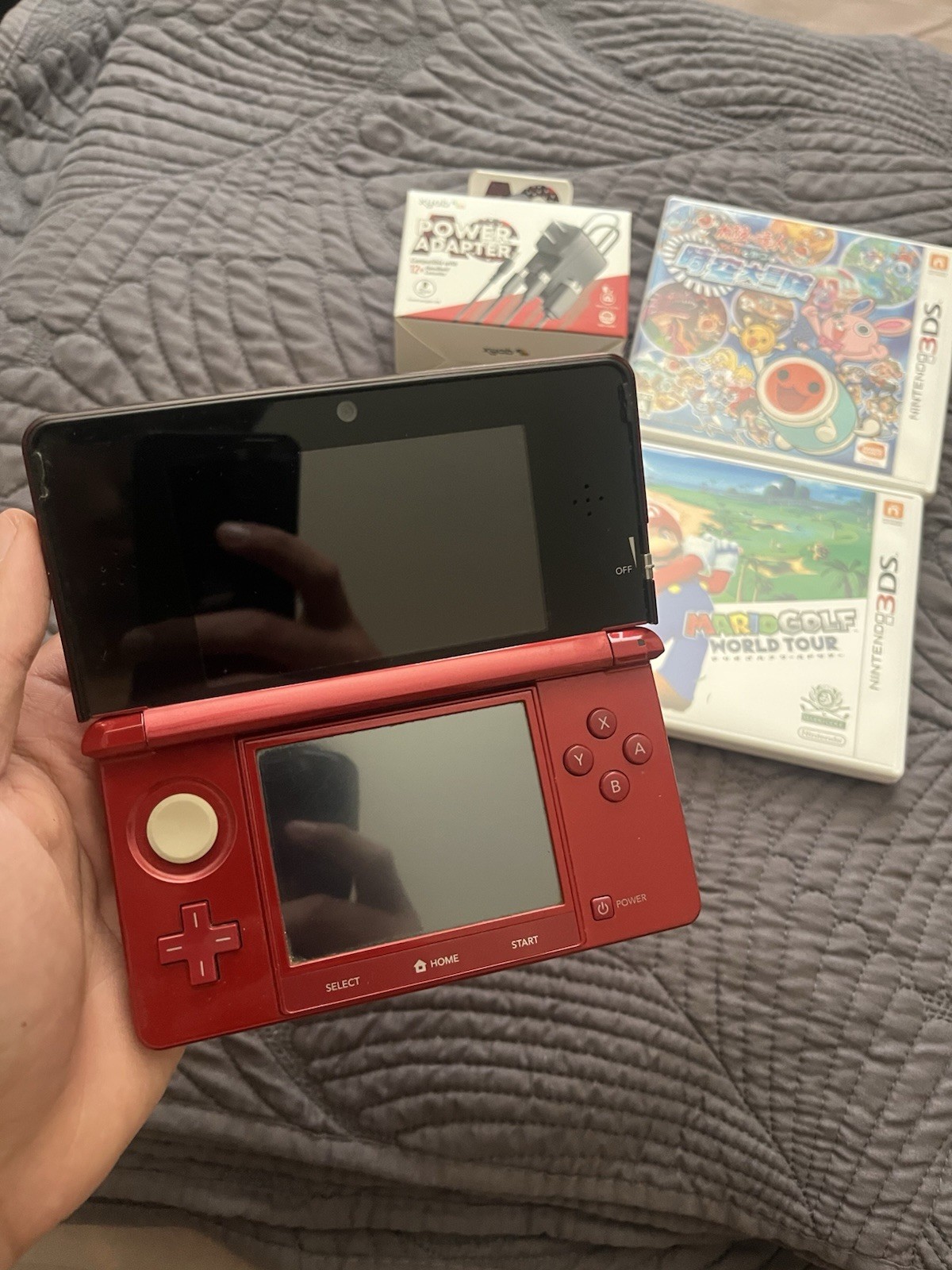 Nintendo 3DS Handheld System Japanese Edition Good Condition Flame Red
