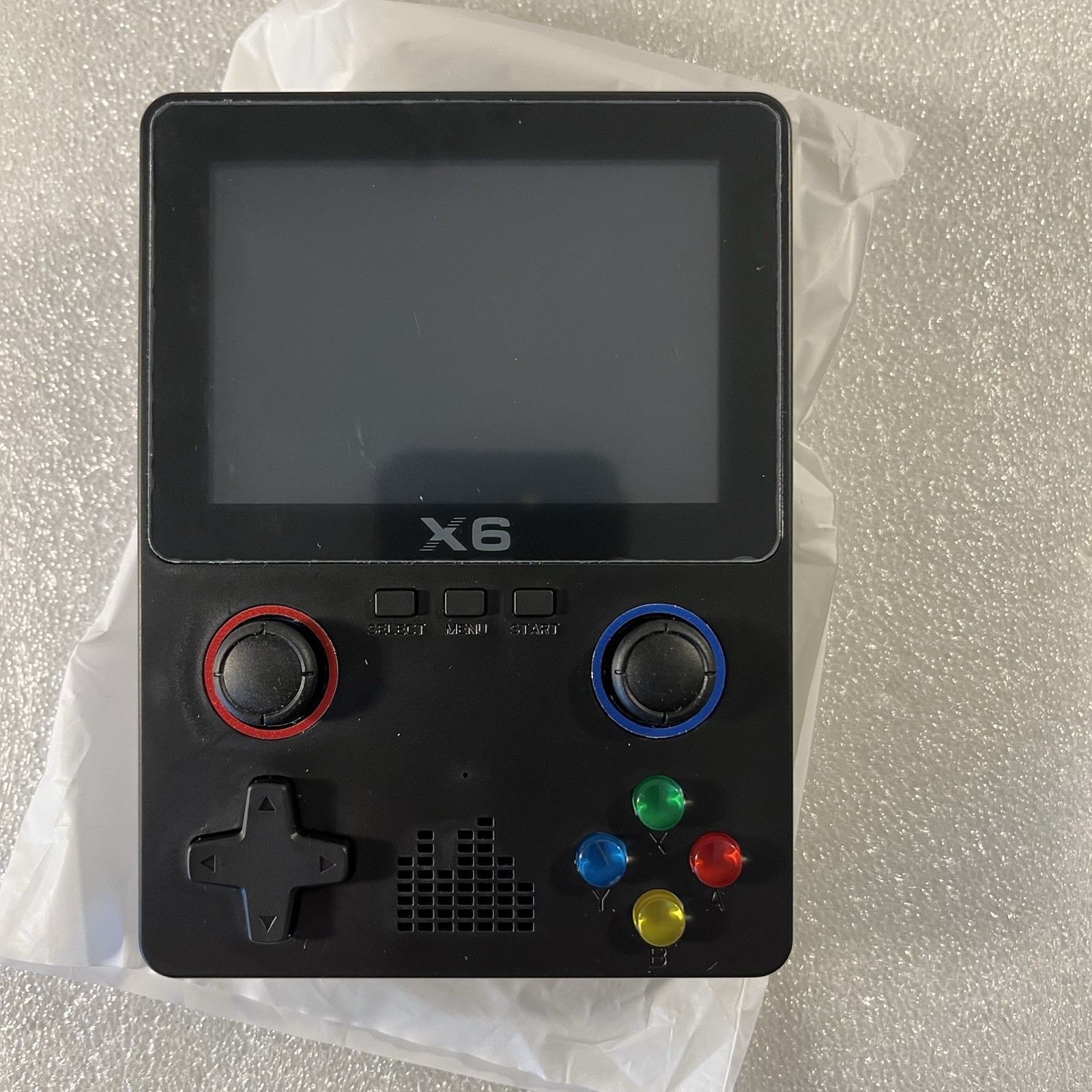 X6 Handheld Game Console 3.5′ Screen Dual Joystick 100’s Of Games!!! Open Box