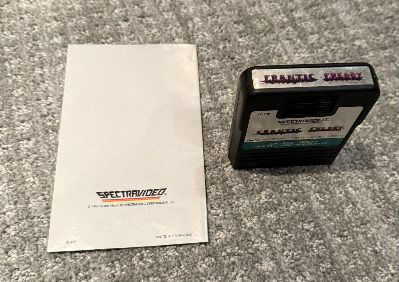 Colecovision, – Frantic Freddy W/manual – Spectravideo – Tested