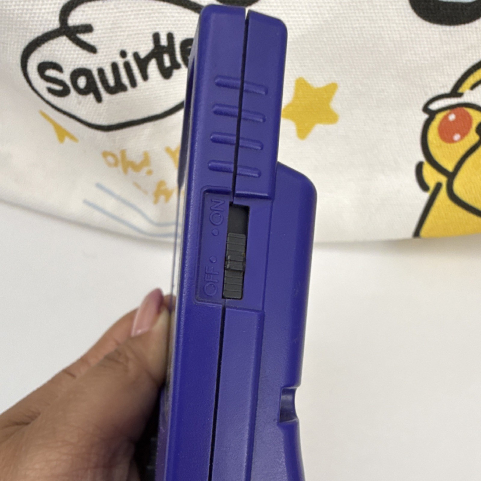 Nintendo Game Boy Color CGB-001 Purple Handheld System Battery Powered