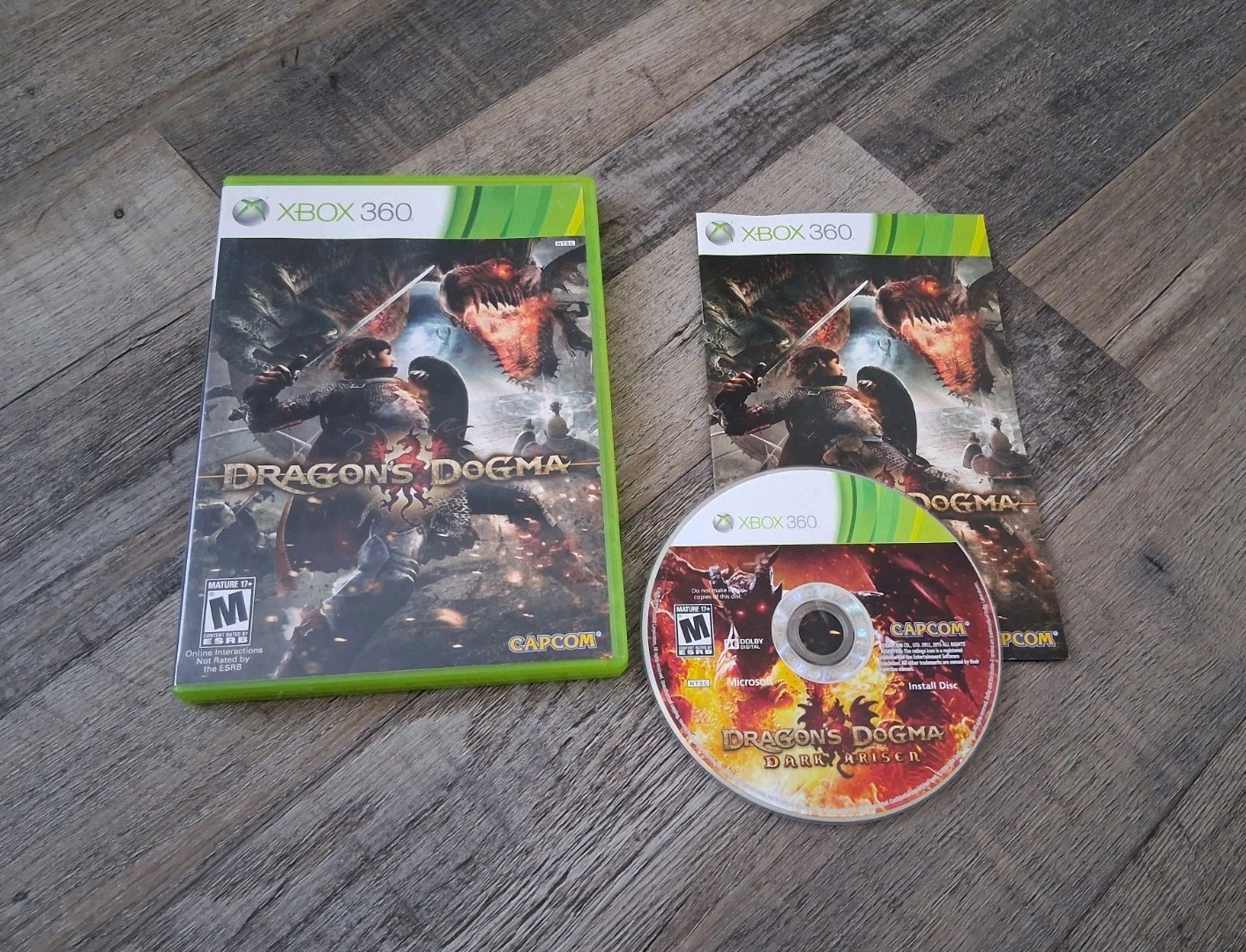 Dragon’s Dogma (Microsoft Xbox 360, 2012) CIB Complete With Manual