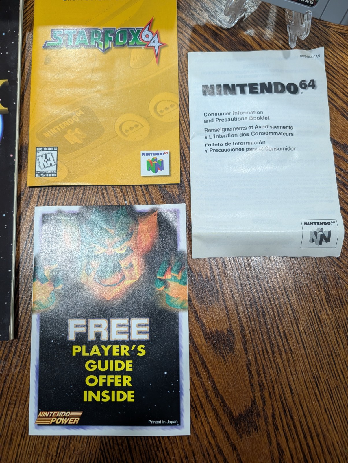 Nintendo Star Fox 64 (1997) with Box + Instruction Booklet + Strategy Guide READ