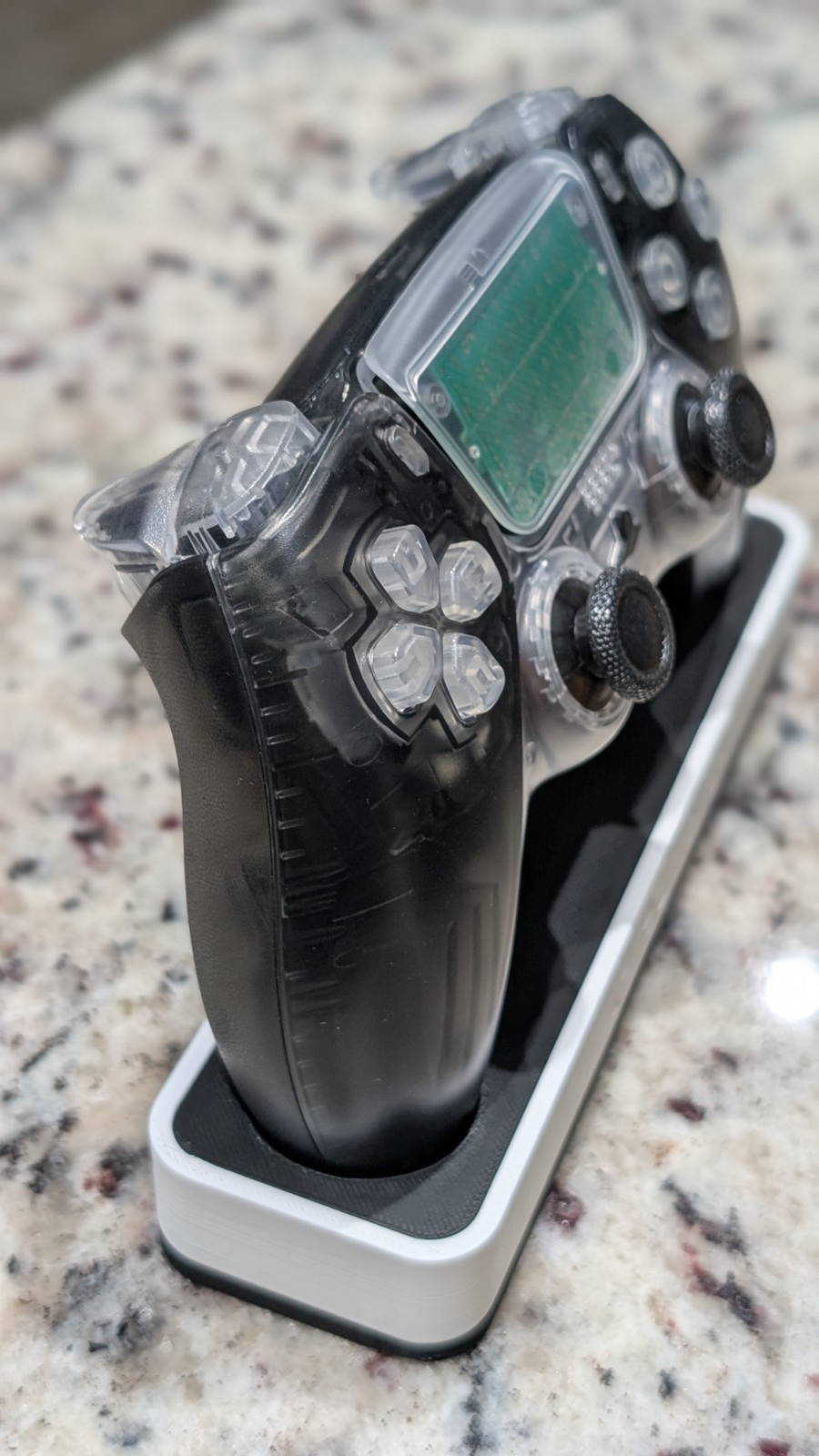 Sony PS5 Dualsense Wireless Controller Modded With TMR/Clicky Buttons And LEDs