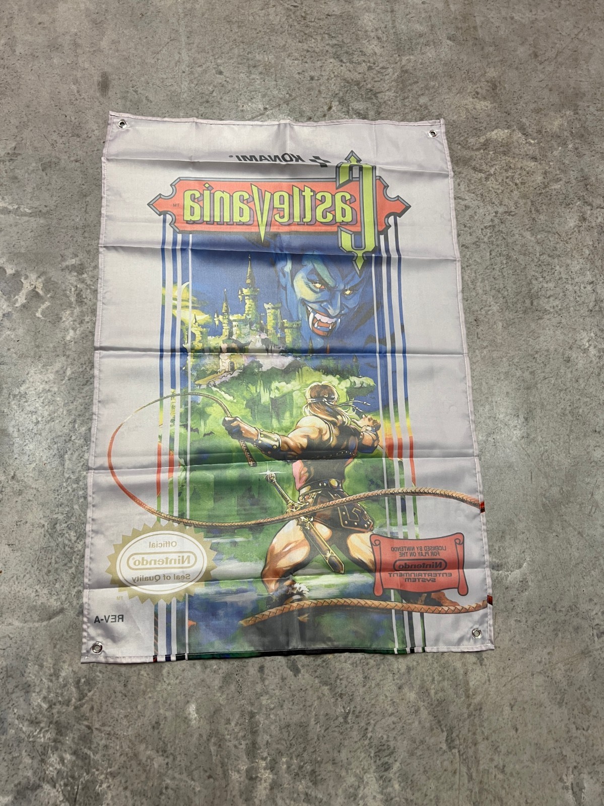 Castlevania Custom Wall Flag Banner Tapestry 2 x 3 Ft, NES