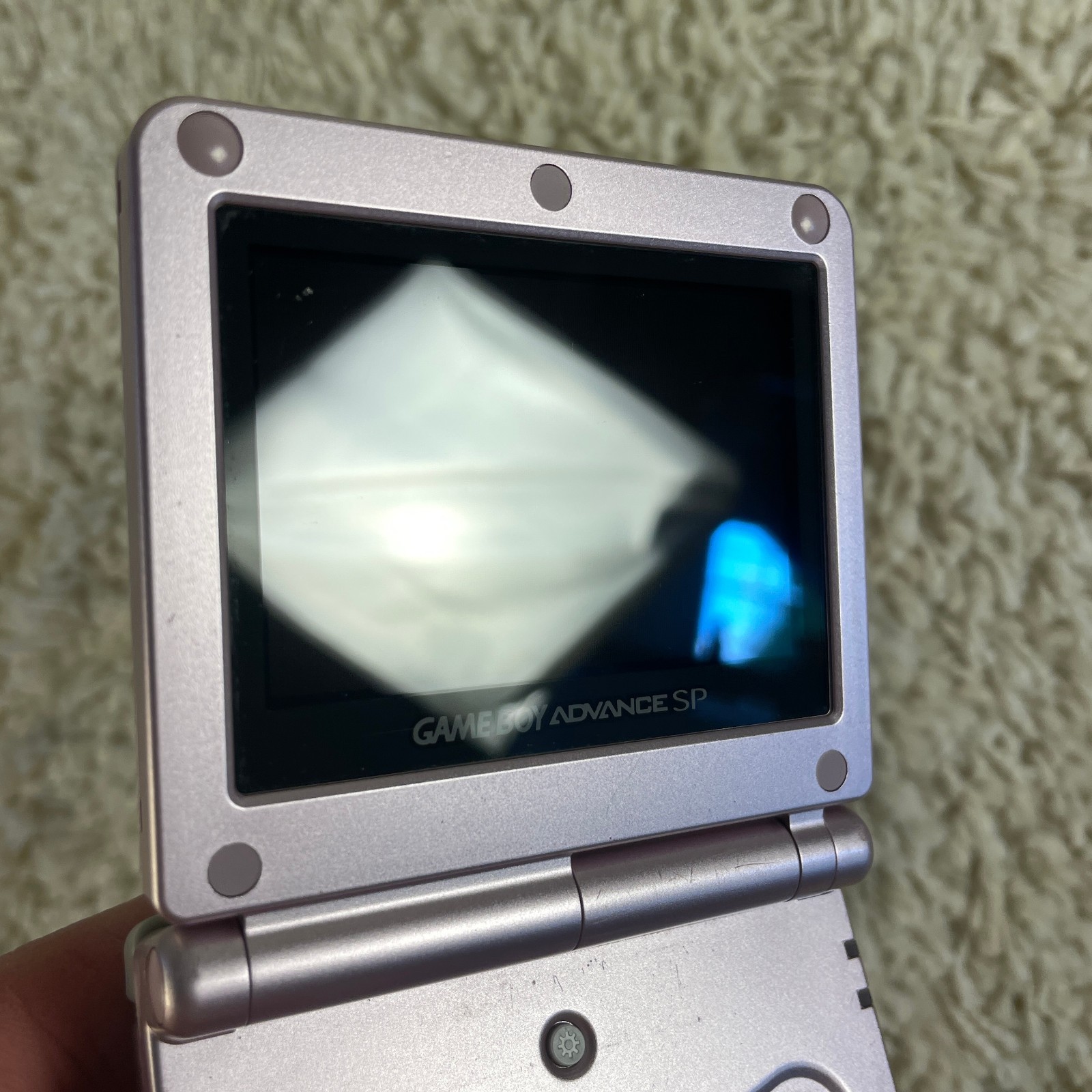 Nintendo Gameboy Advance GBA SP Handheld System Pearl Pink Model AGS-101 Tested
