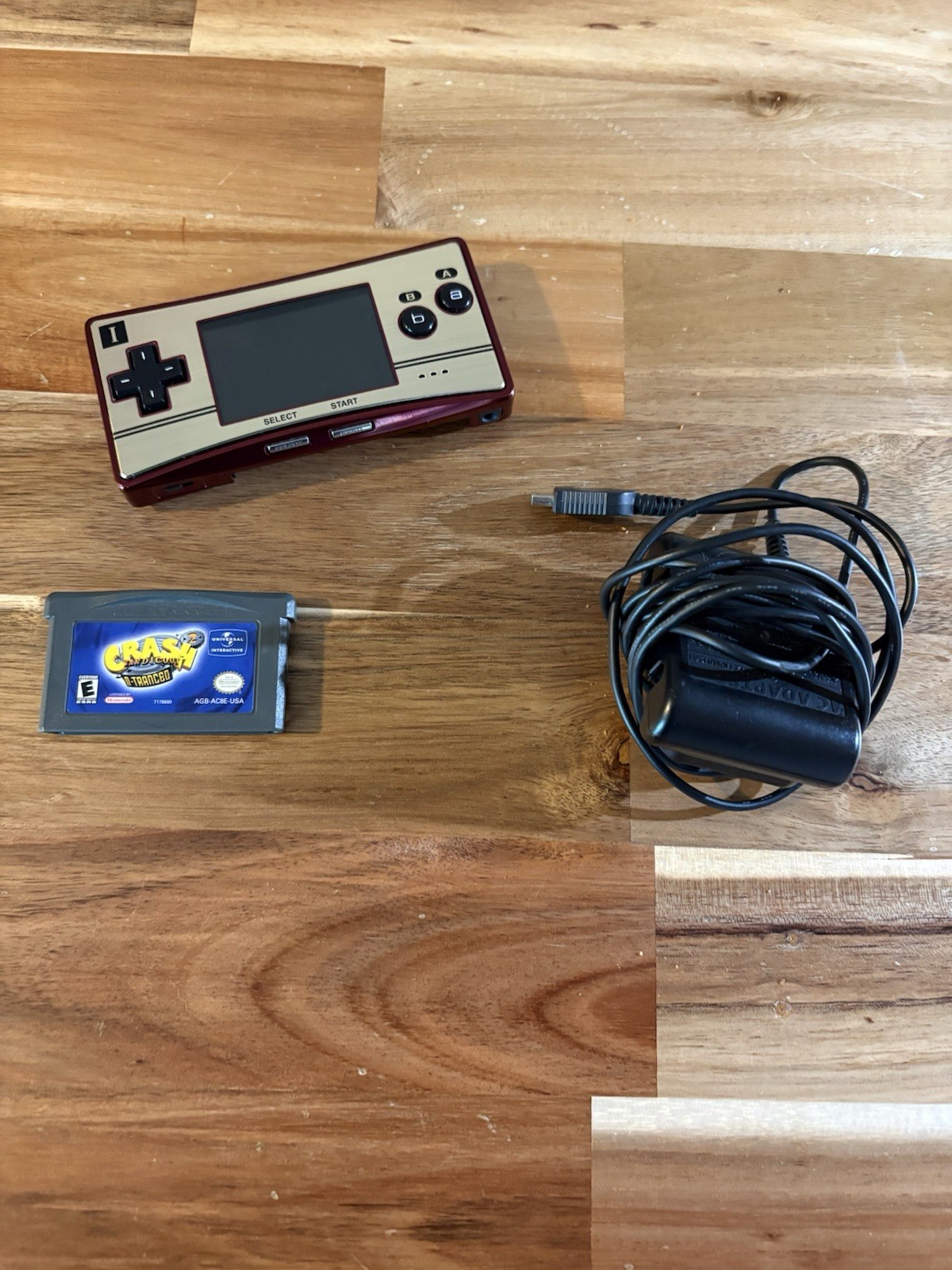 Nintendo Game Boy Micro Famicom 20th Anniversary Console Tested Good