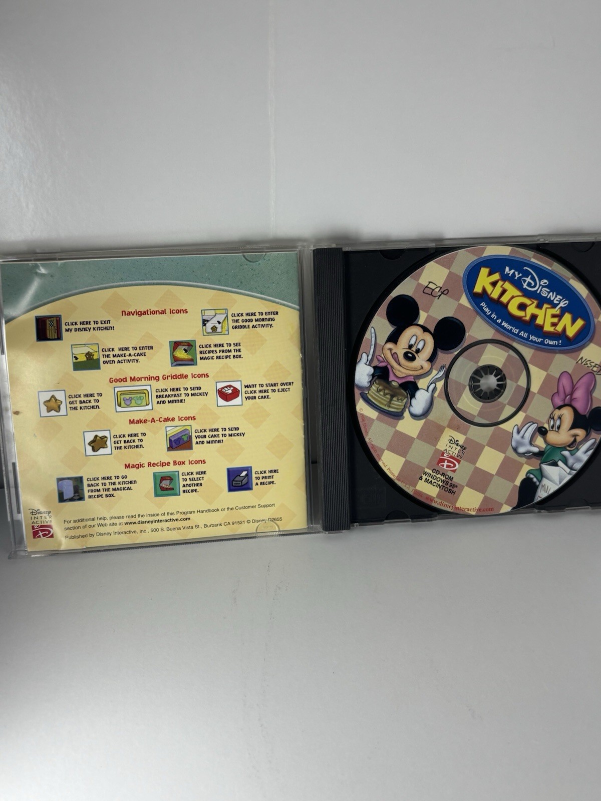 My Disney Kitchen Jewel Case (Windows/Mac, 1999)