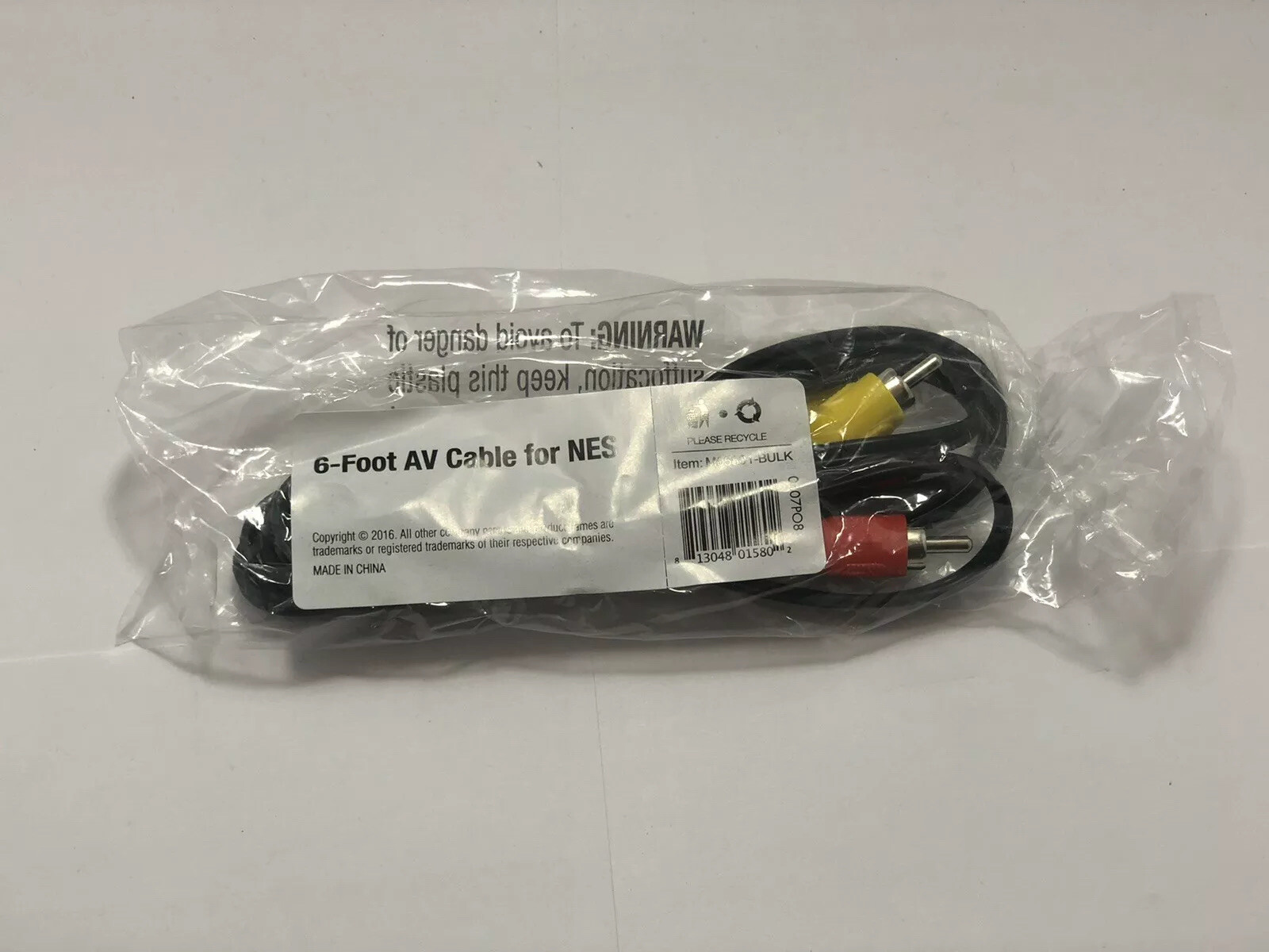 AV CABLES FOR NINTENDO ENTERTAINMENT SYSTEM NES ORIGINAL NINTENDO