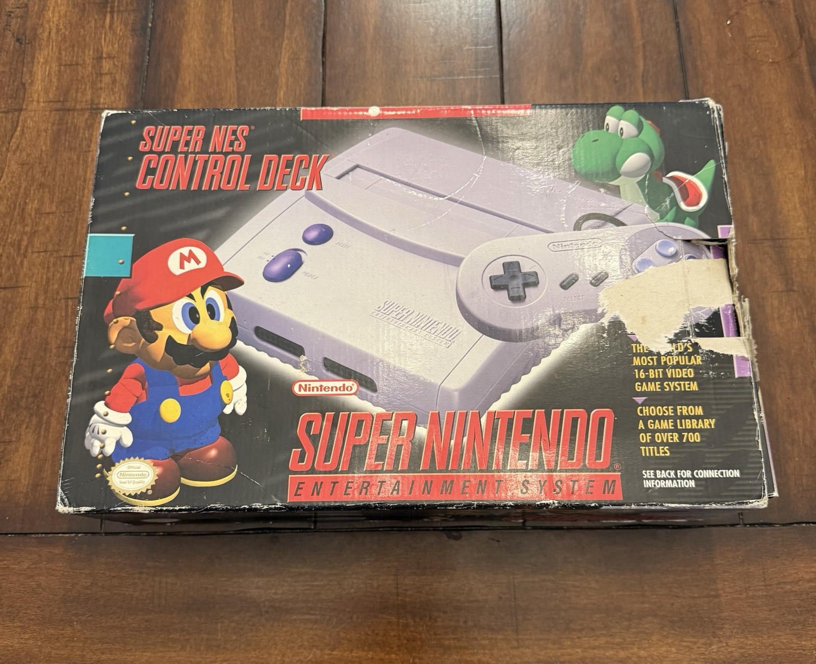 Super NES Control Deck SNES Jr. Console – CIB – No Manuals