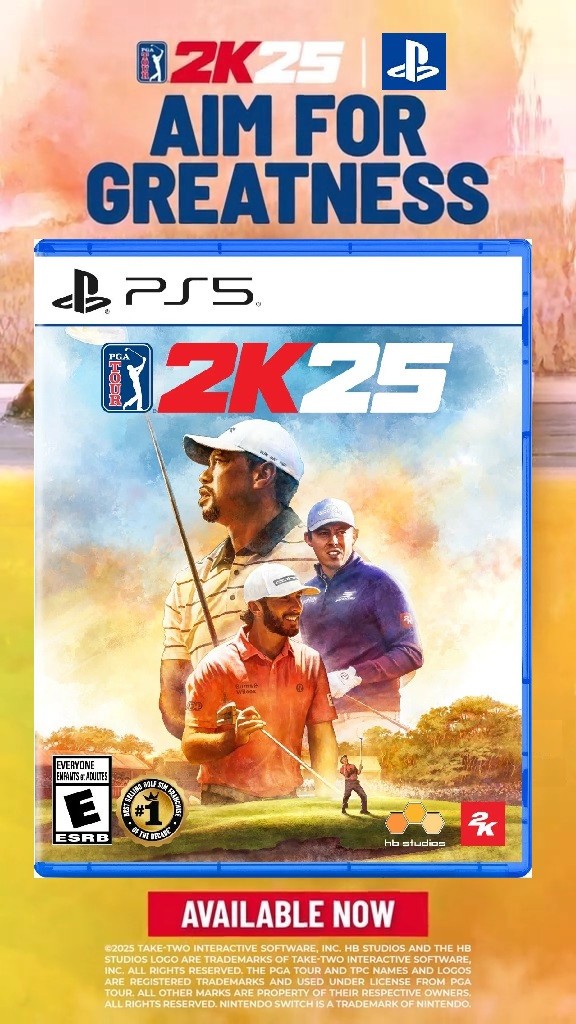 PGA Tour 2K25 (PS5) New