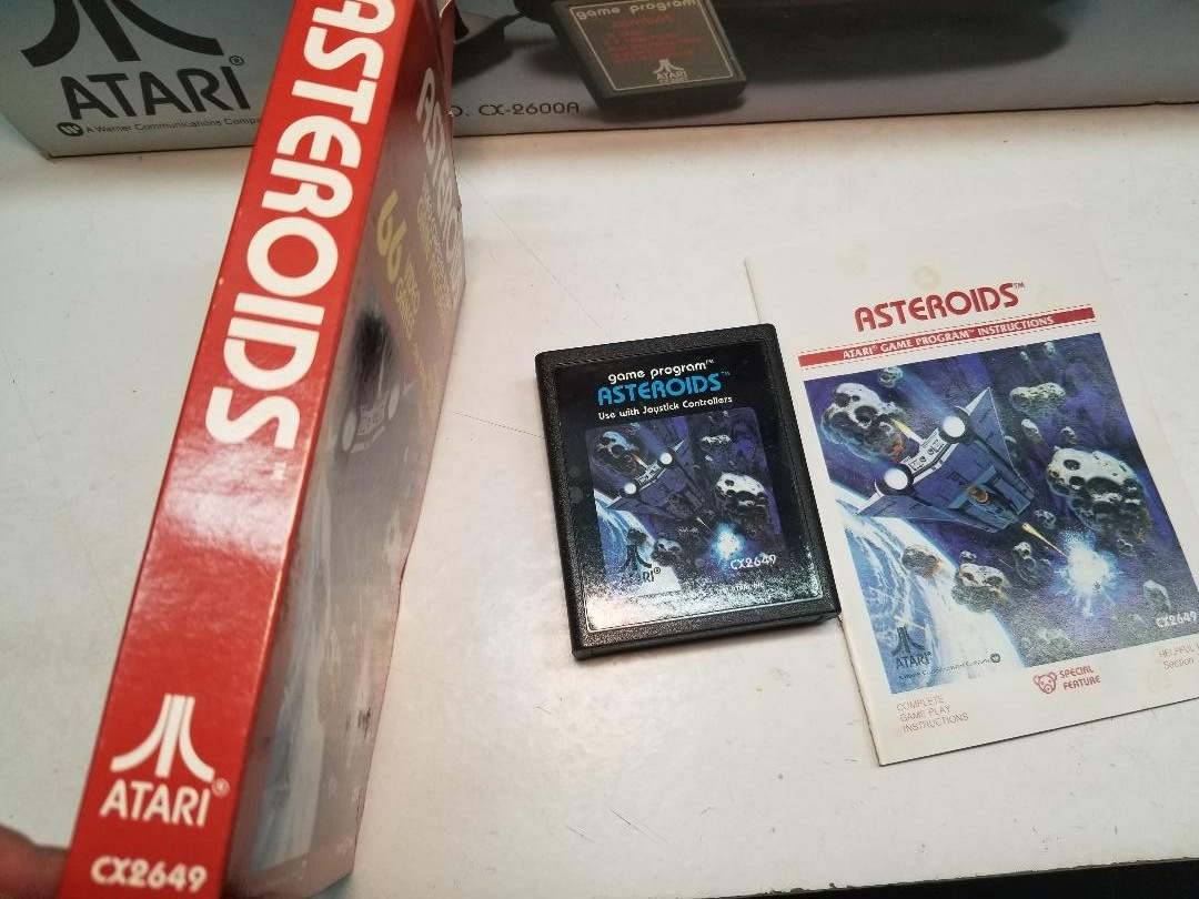 Asteroids (Atari 2600, 1981) CIB Complete In Box