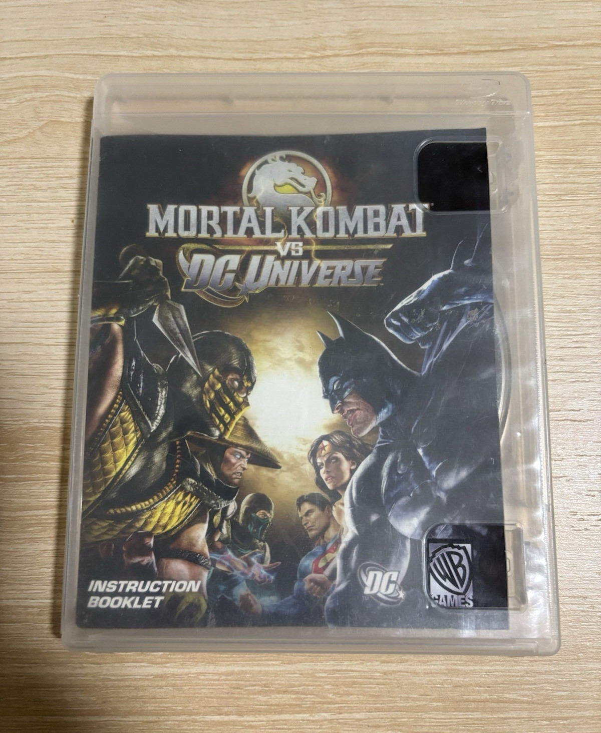 Warner Bros. Mortal Kombat vs. DC Universe (PS3) Fighting, M, PAL, 2008, Manual