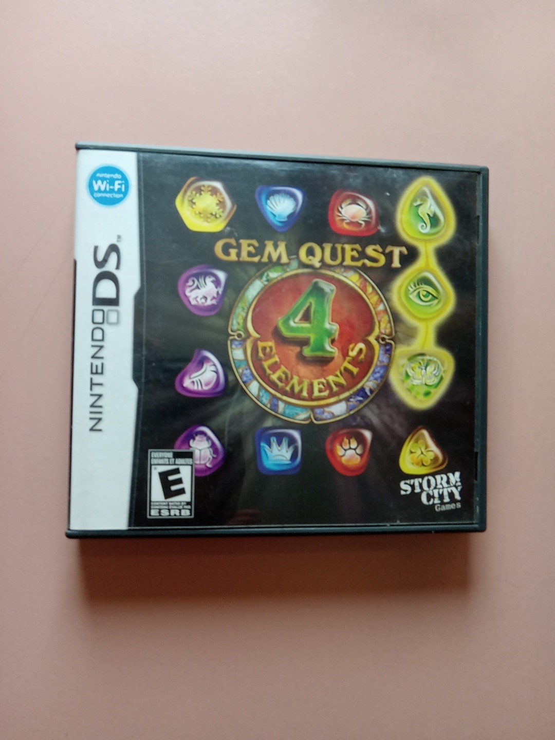 Gem Quest: 4 Elements (Nintendo DS) Authentic Game Cartridge Cib Tested