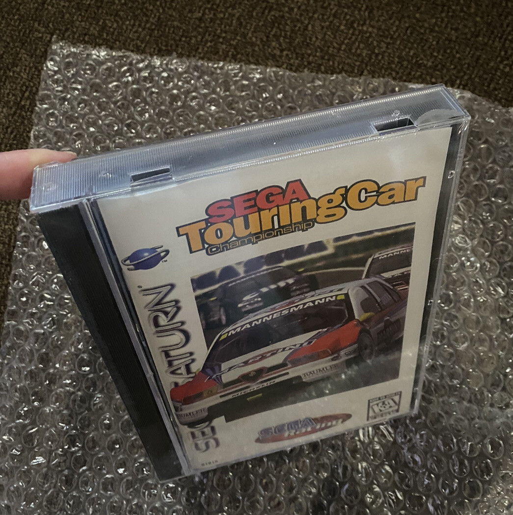 Sega Touring Car Championship SEALED! Sega Saturn CASE FRESH ARCADE CLASSIC!