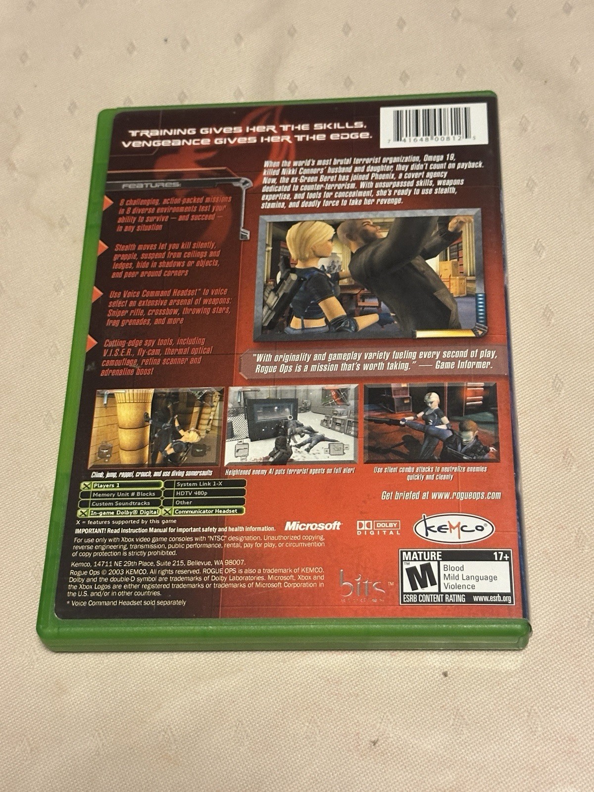 Microsoft Xbox Game Bundle – Assorted Games – Dark Cloud Jade Empire True Crime