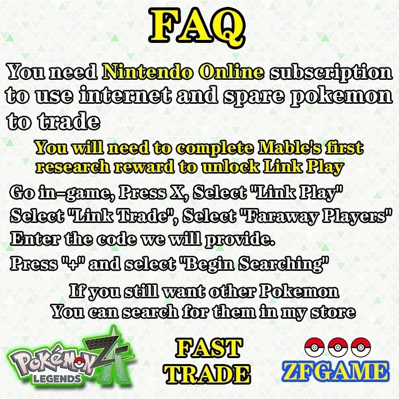 ✨CHOOSE ANY 6IV SHINY MEGA POKEMON🚀POKEMON LEGENDS ZA✨FAST TRADE⚡ALPHA