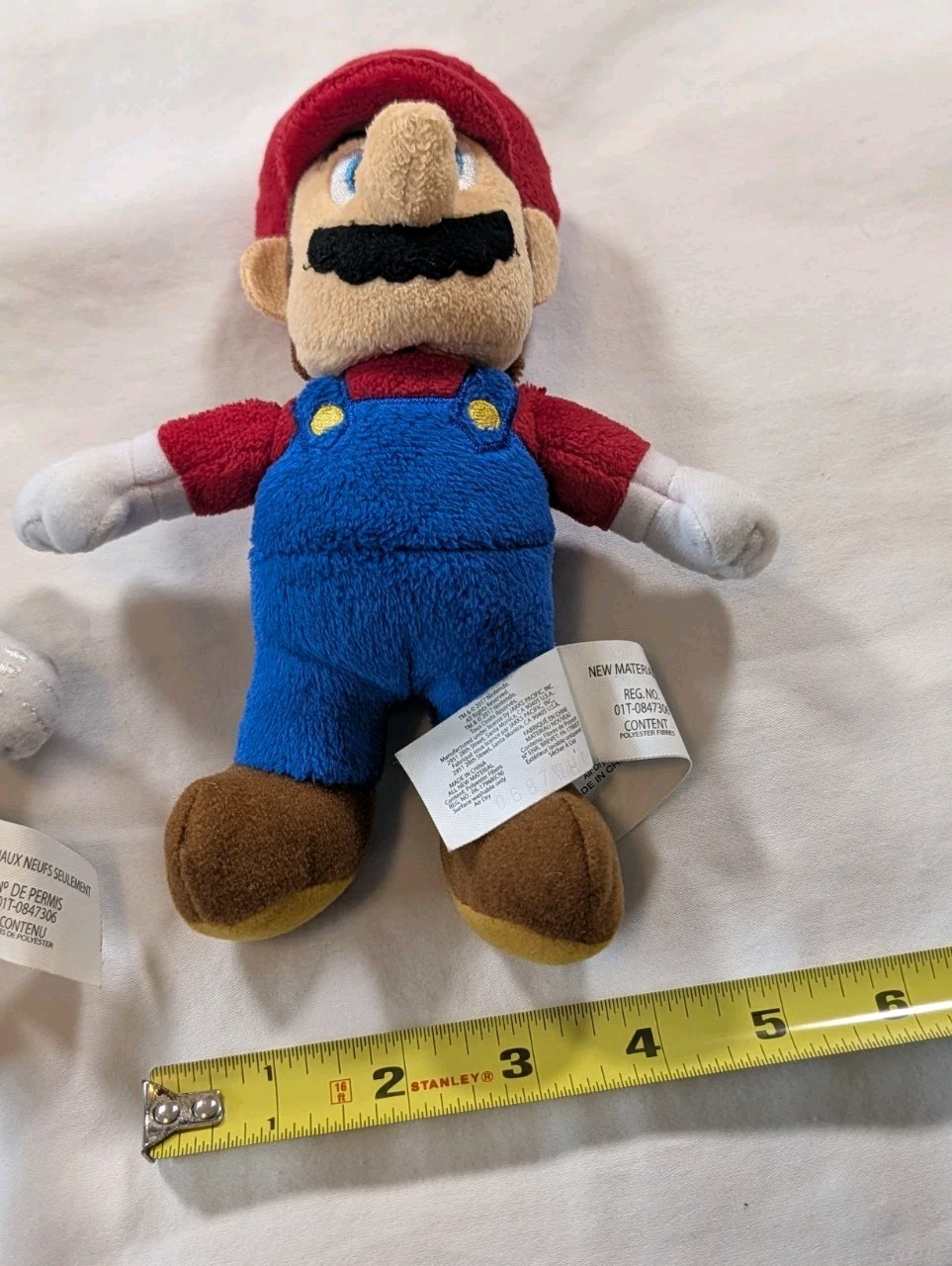 Nintendo World of Nintendo Mario & Luigi Plush Lot Of 2 2017 Jakks Pacific 8″
