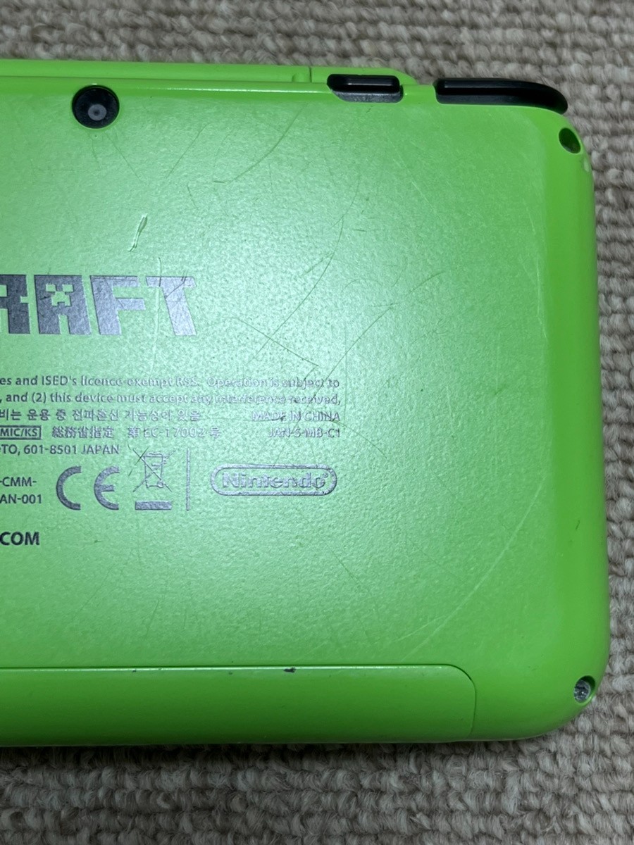 New Nintendo 2DS XL LL Minecraft Creeper Edition Console region Japanese B950