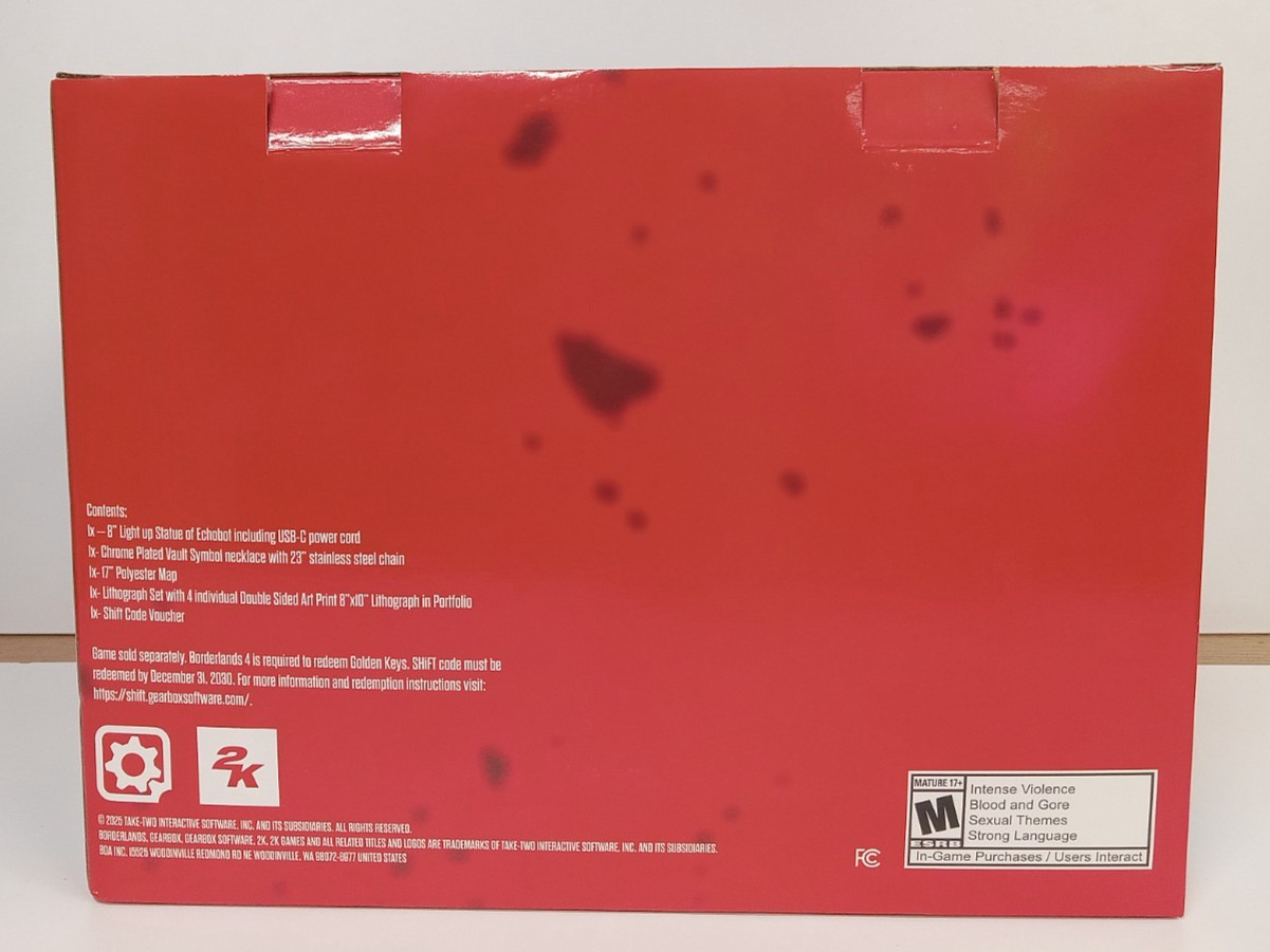 Borderlands 4 Echo-4 Bundle Collector’s Set – NO Necklace or Codes! – Free Ship!