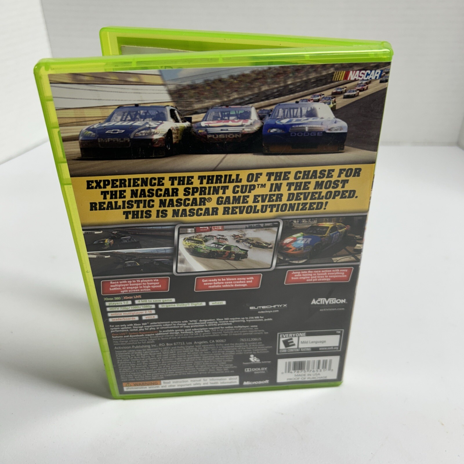 Nascar 2011: The Game Microsoft Xbox 360 Complete CIB Tested Working