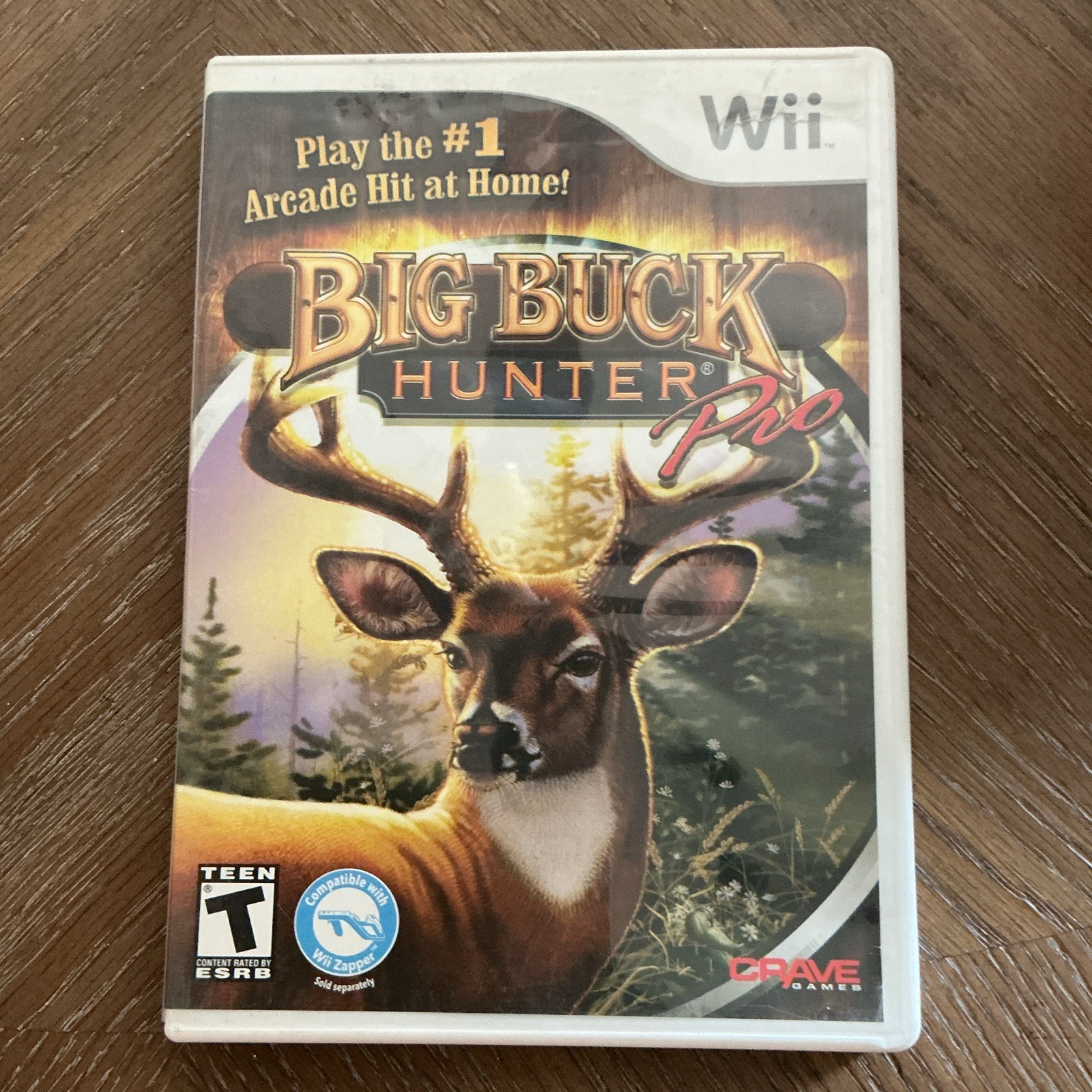 Crave Games Big Buck Hunter Pro Nintendo Wii Complete Manual Included T NTSC-U/C