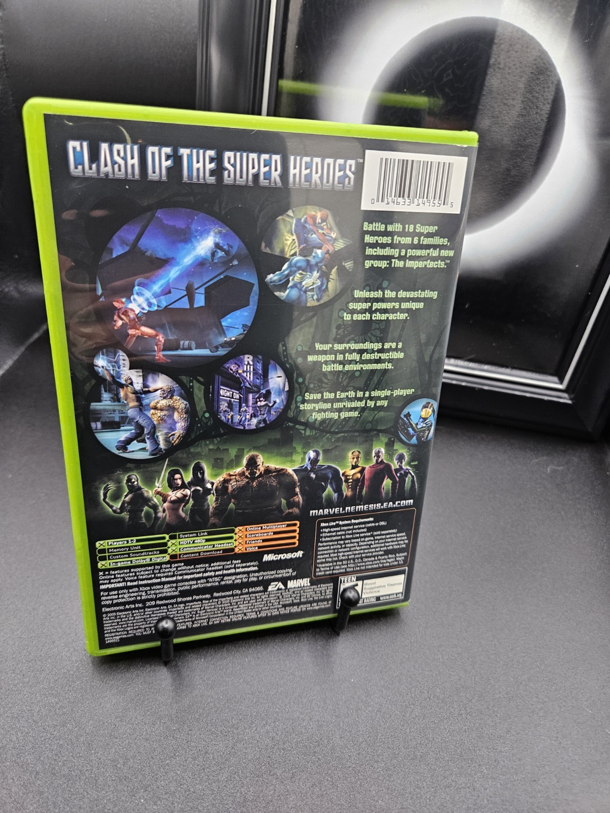 Marvel Nemesis: Rise of the Imperfects / Microsoft Xbox / CIB / Clean / Read