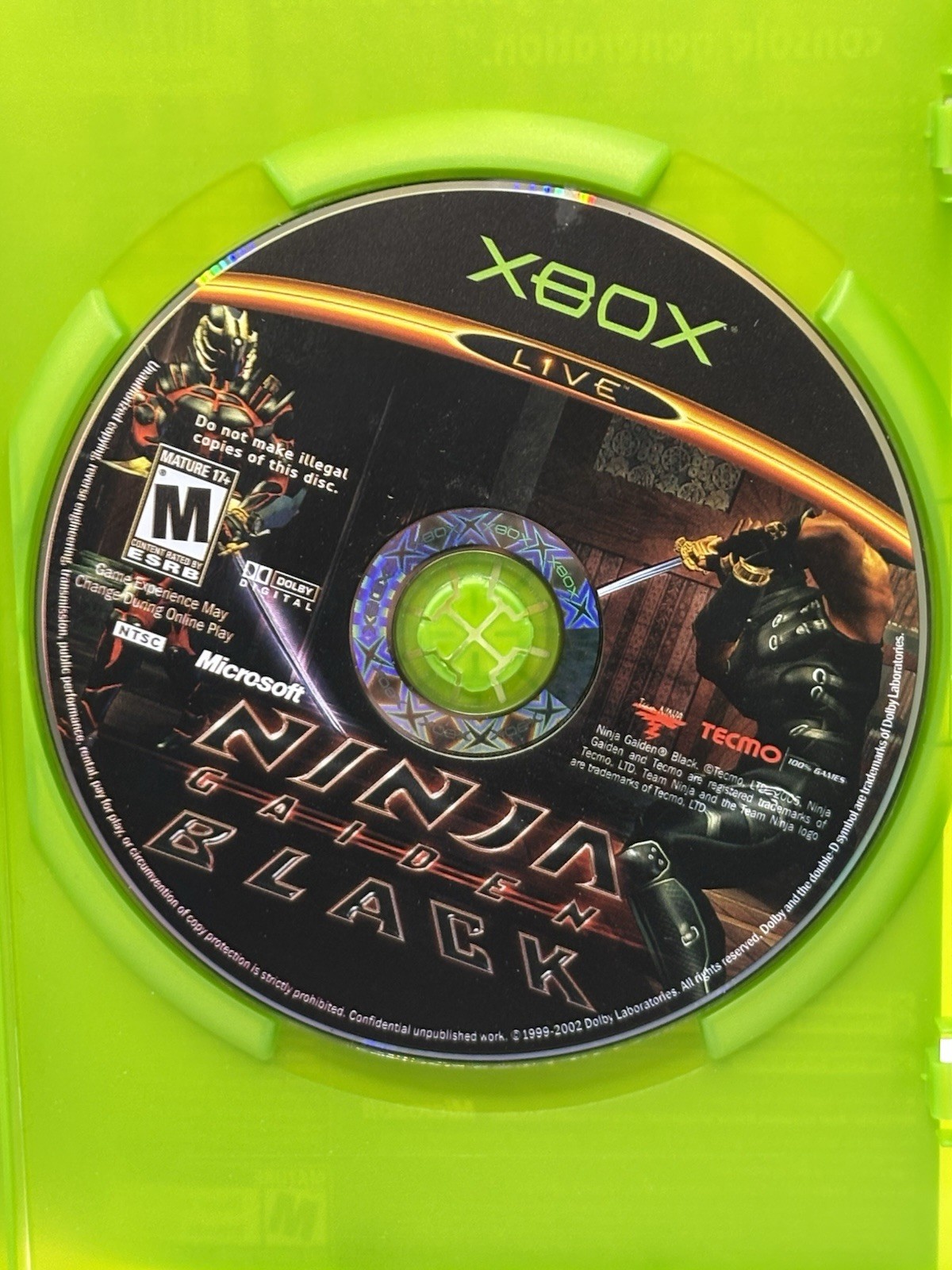 Ninja Gaiden Black (Xbox) COMPLETE CIB w/ Registration Card NTSC *1 OWNER!*