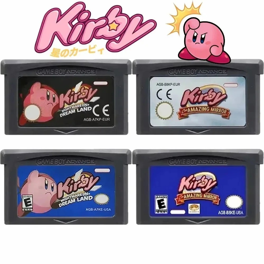 Kirby & the Amazing Mirror – Nintendo Game Boy Advance GBA Classic Platform Game