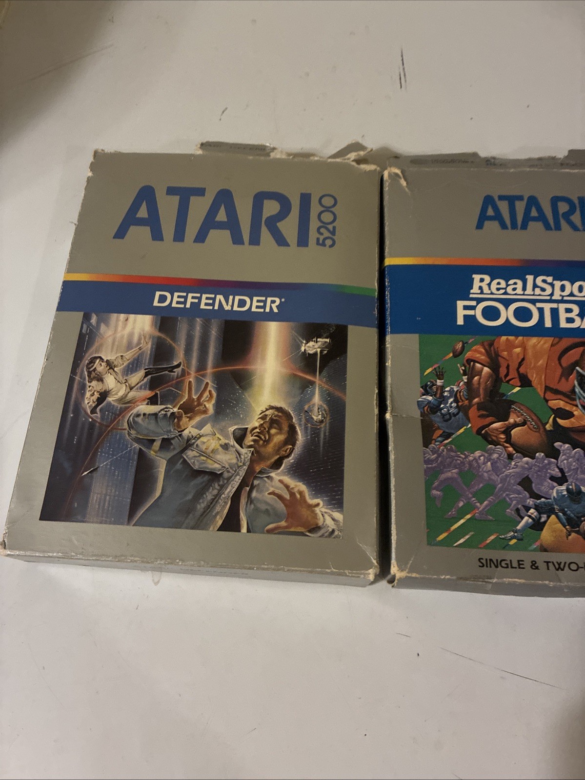Lot Of 3 Vintage Atari 5200 Cartridges In Original Boxes With Manuals