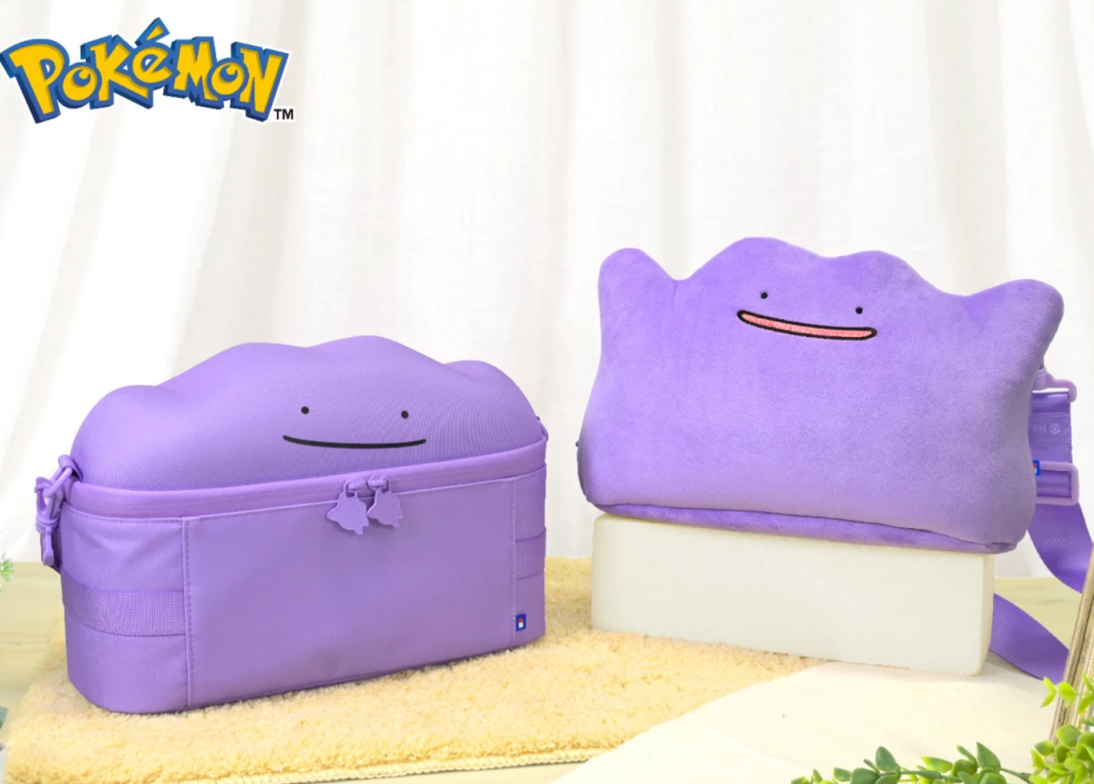 Presale Pokémon Ditto Plush Pouch & Storage Bag Set for Switch 2 HORI Official