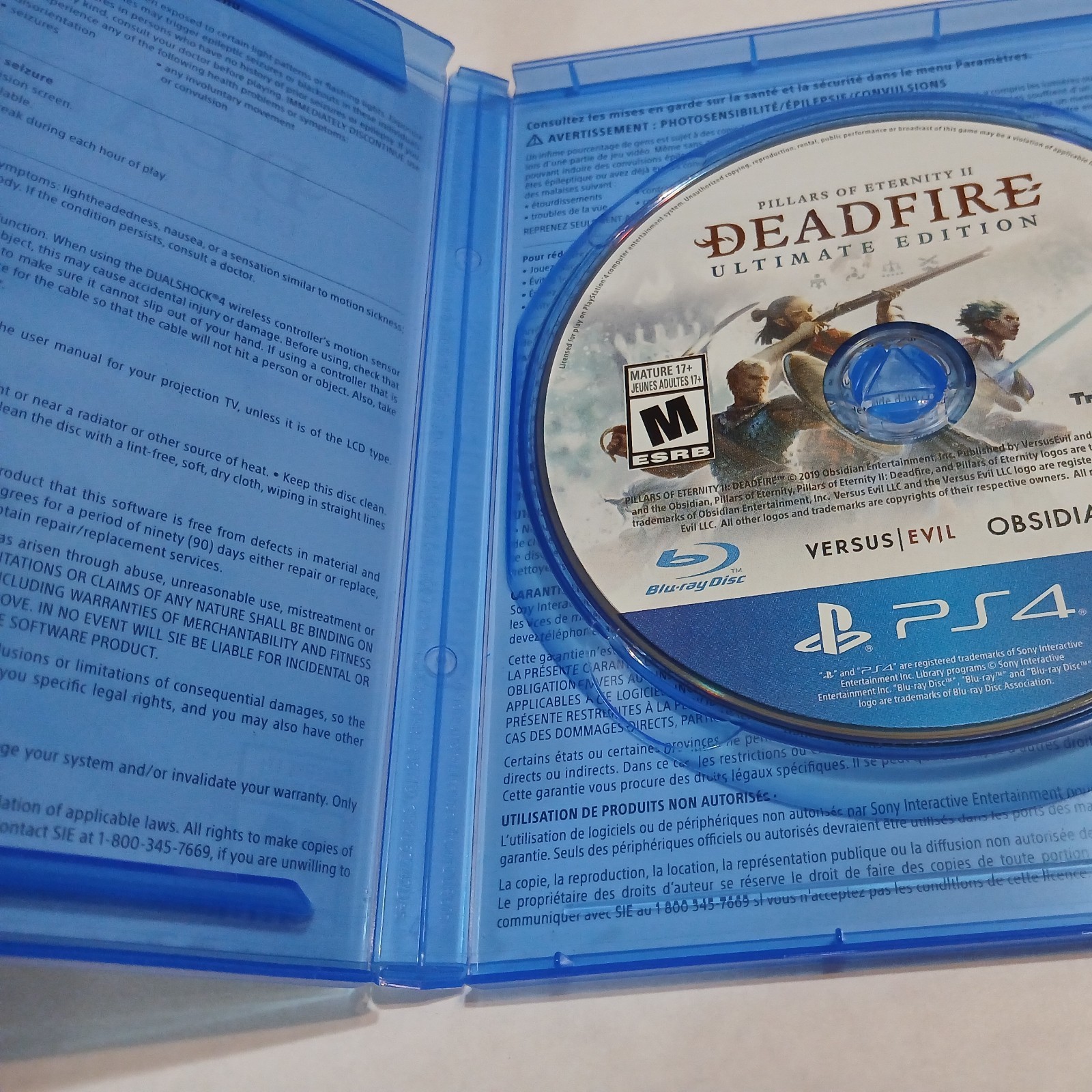 Pillars of Eternity II: Deadfire Ultimate Edition PS4 Tested And Working