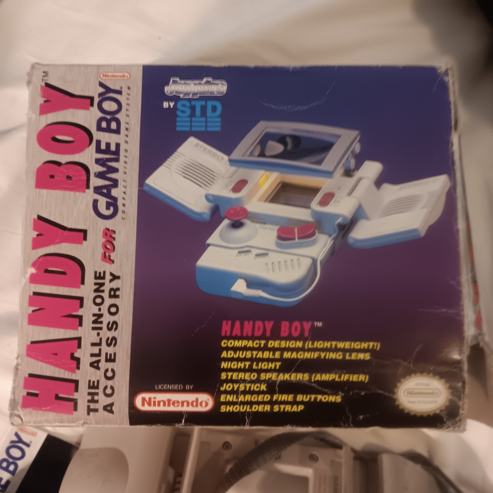 Vintage 1994 Nintendo Gameboy Handy Boy SV-907 – EMPTY BOX – original