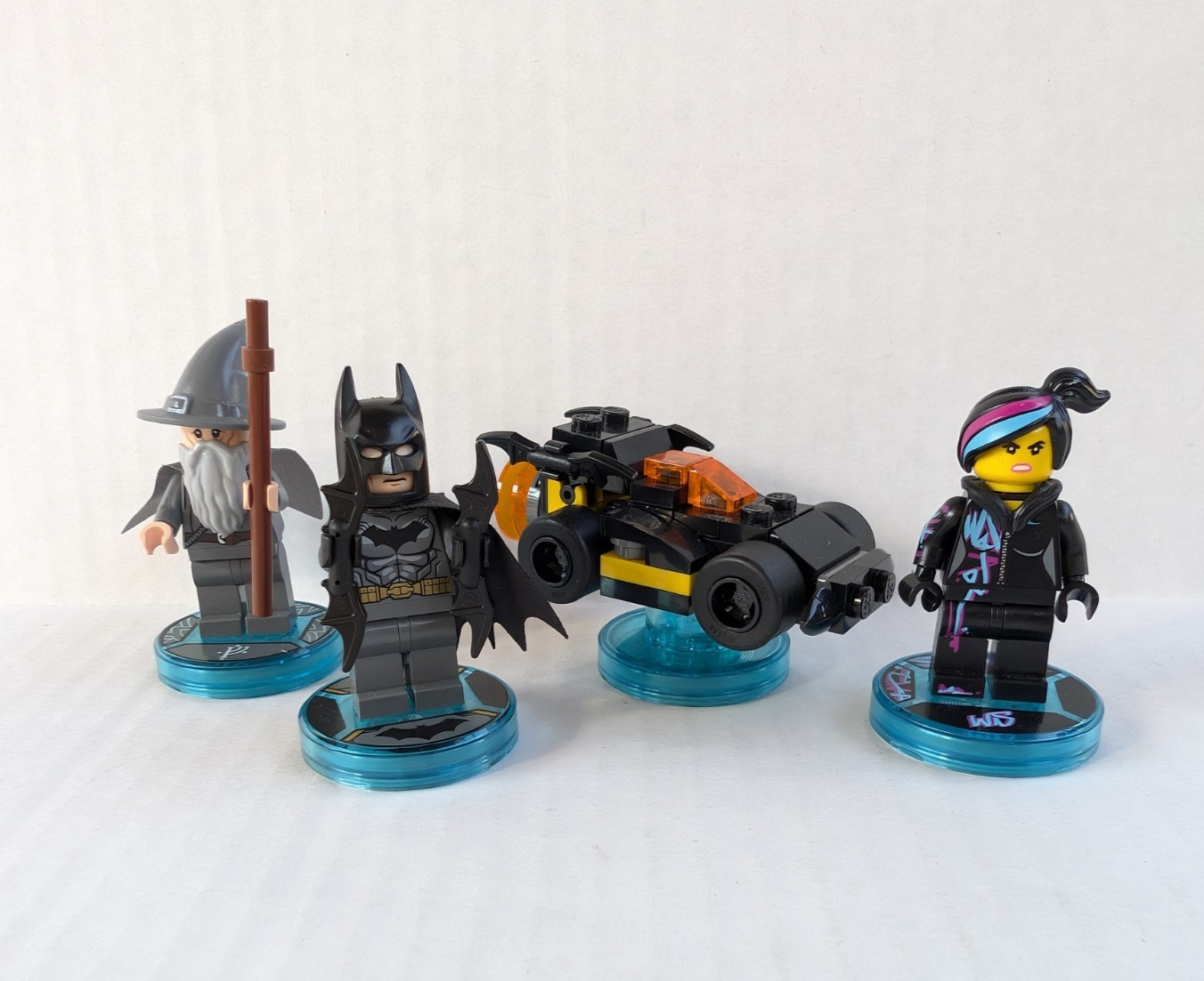 Lego Dimensions Figure Lot Jurassic World Bart Simpson LOTR