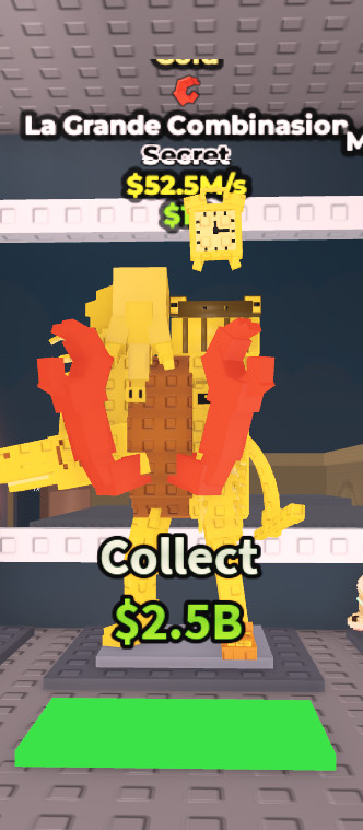 🔥La Grande Combinasion (Gold) [52.5M/s] – Steal a Brainrot🔥