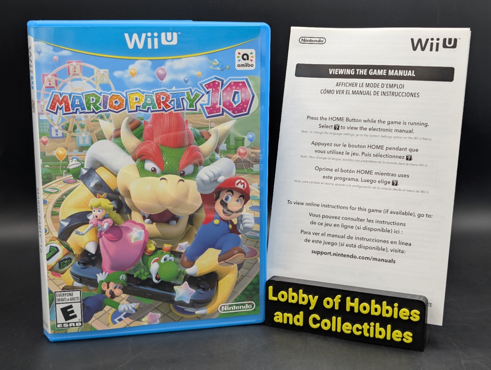 Mario Party 10 ( Nintendo Wii U ) CIB – Mint Disc – Pristine – Tested