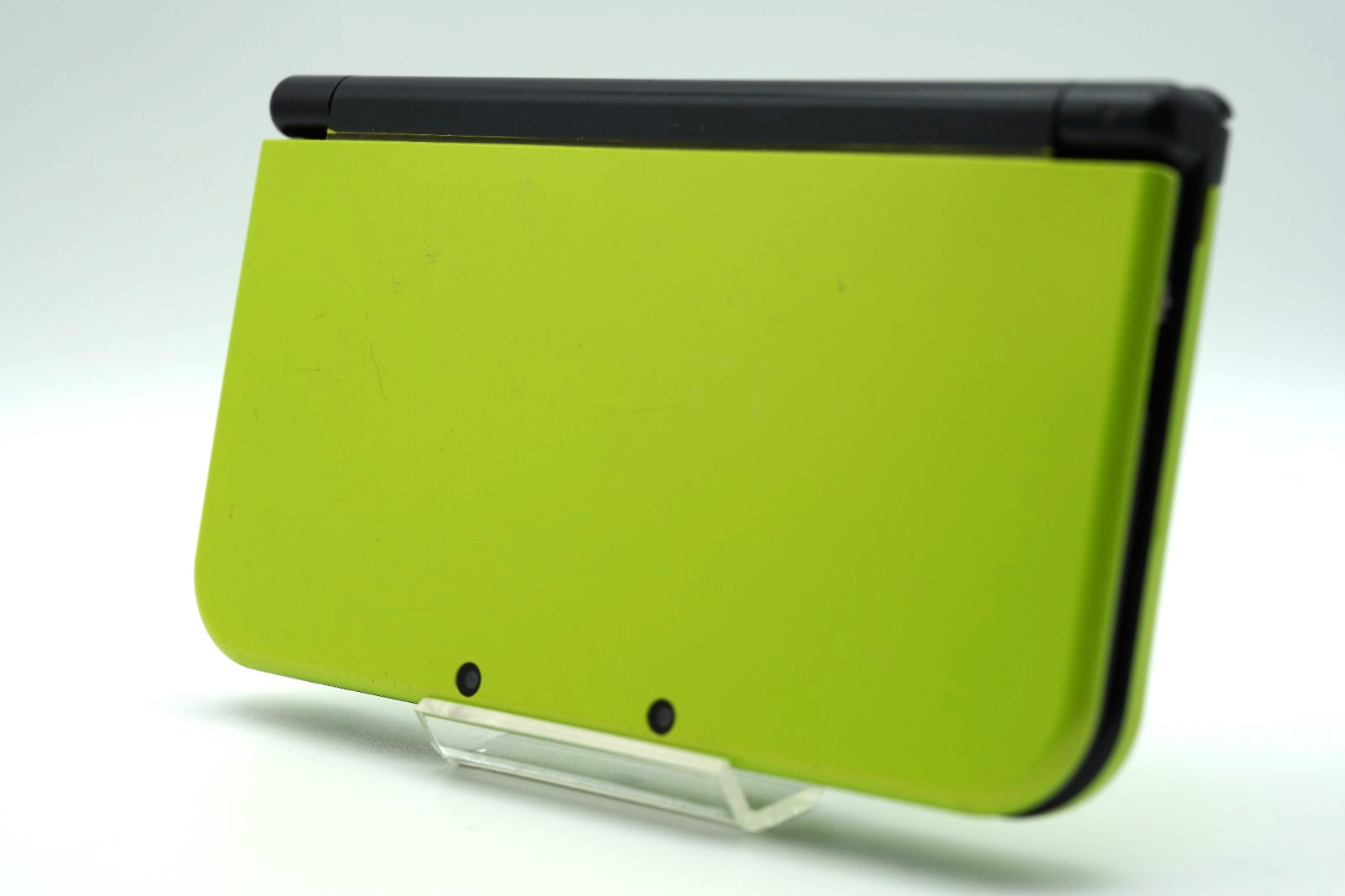 [Dual IPS] New Nintendo 3DS LL XL Lime Black Region free Console #002