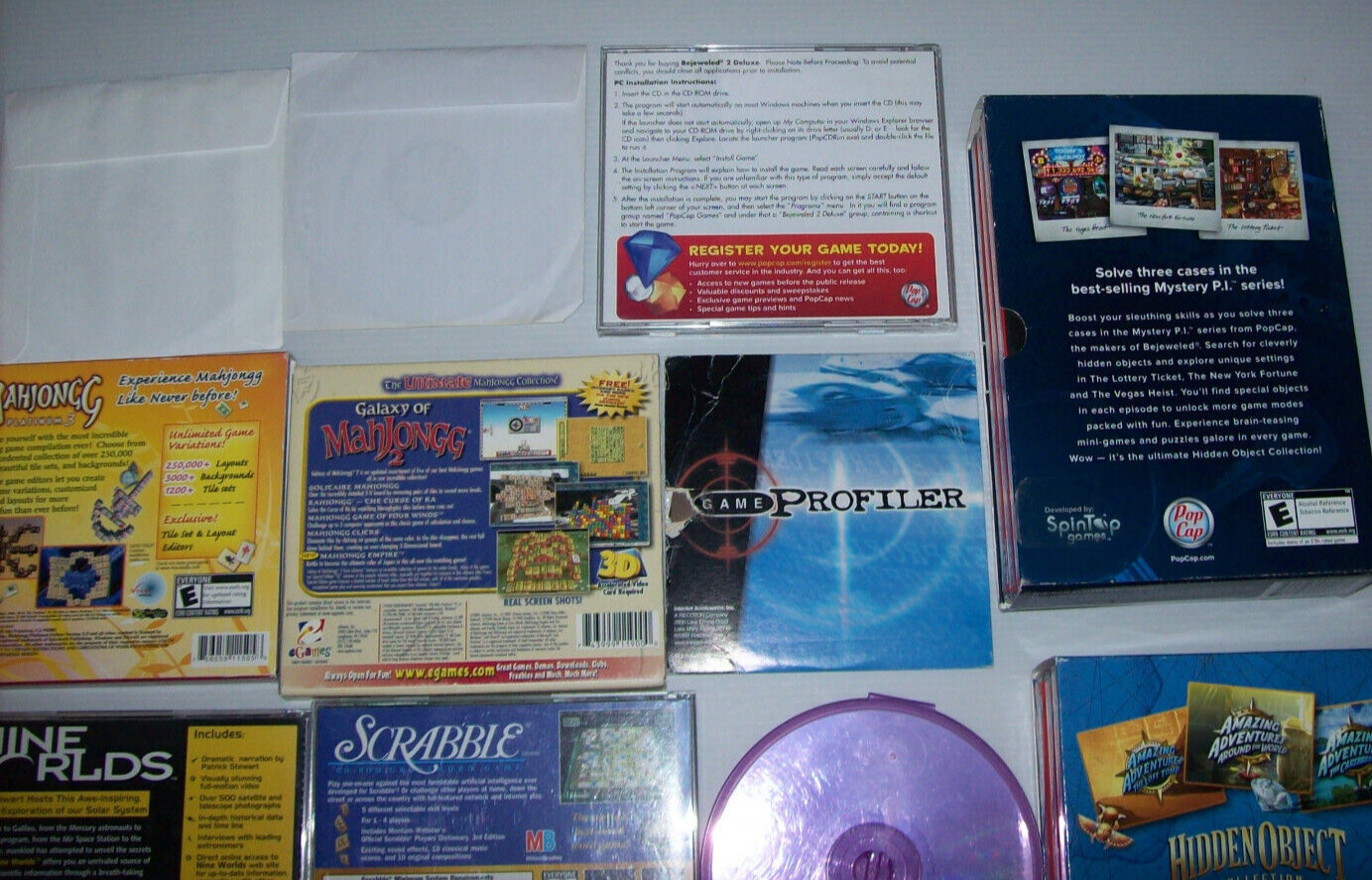 Lot of 20+ Vintage Computer PC Games, + Vintage PC Software, Y2K, 1990s – 2000s