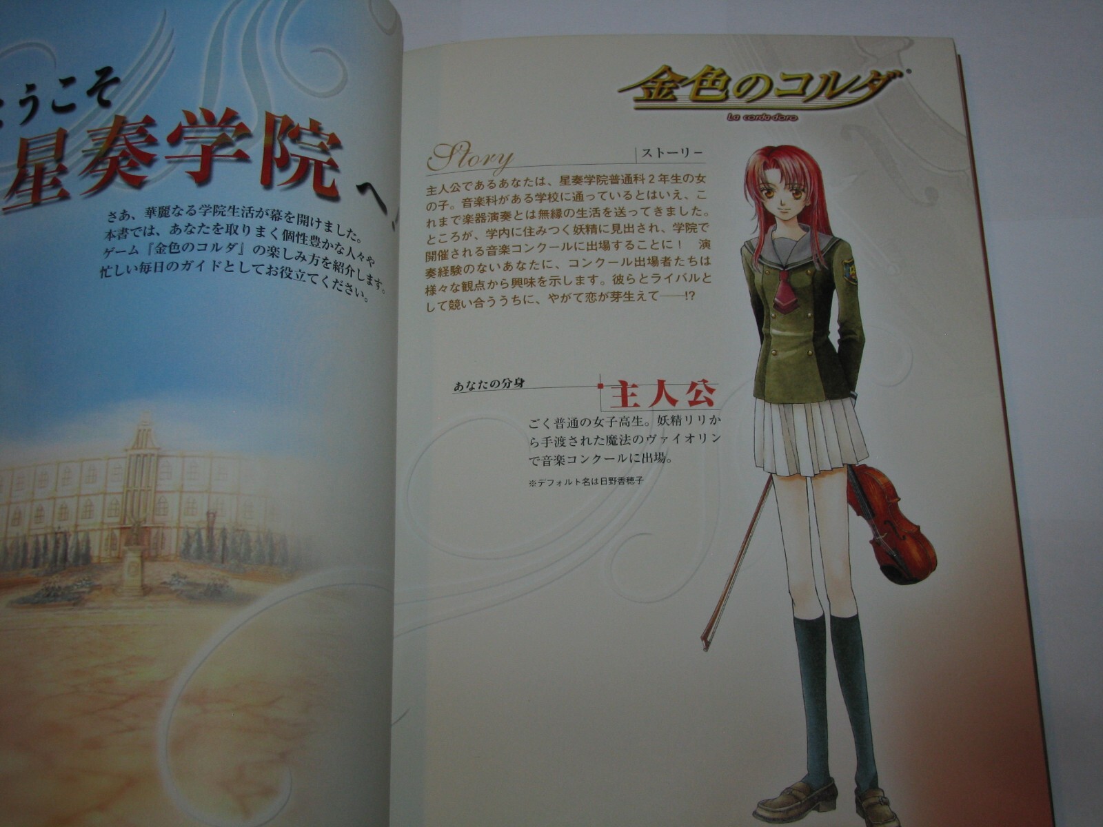 Kiniro no Corda La Corda D’oro PS2 Official Guide Book Japan import US Seller