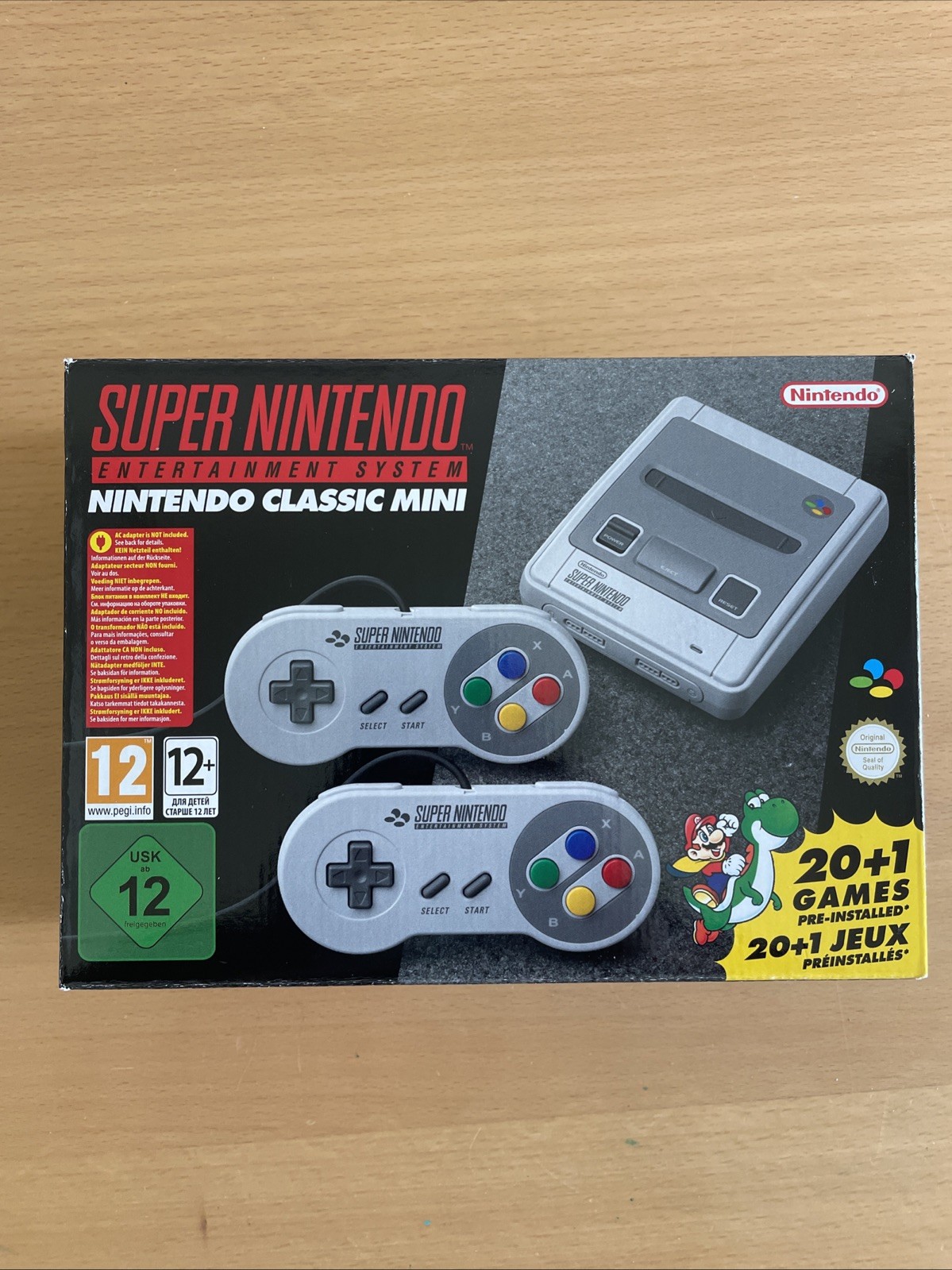 NEW Super Nintendo Classic Mini European Version Console