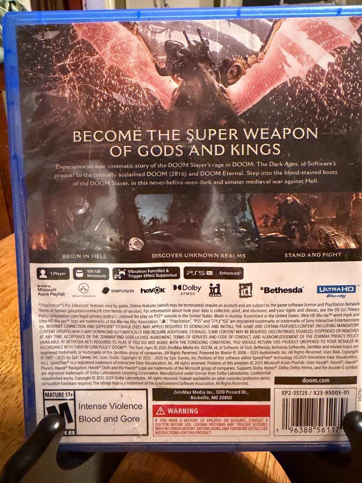 Doom The Dark Ages – Sony PlayStation 5