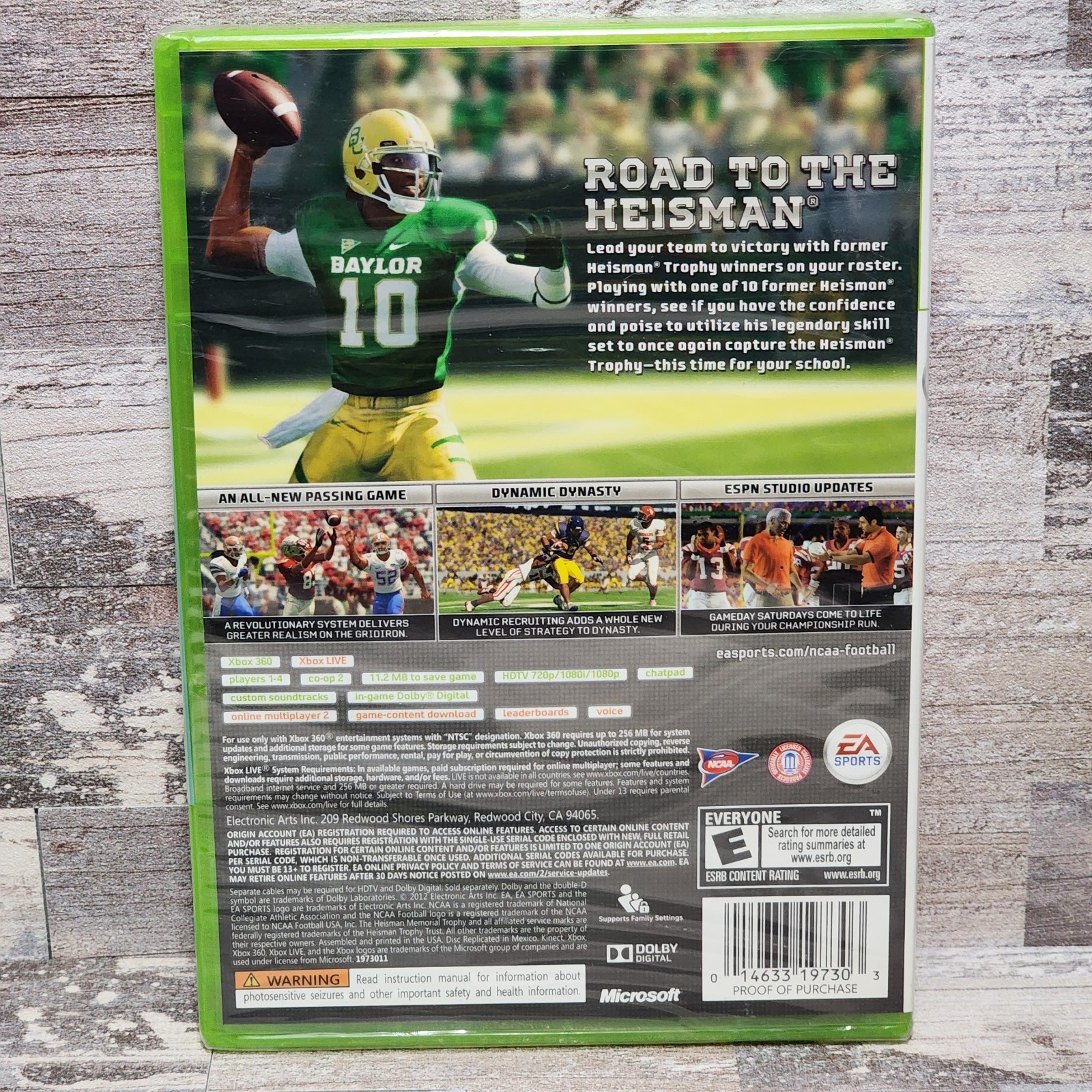 NCAA Football 13 Microsoft Xbox 360 Brand New Factory Sealed