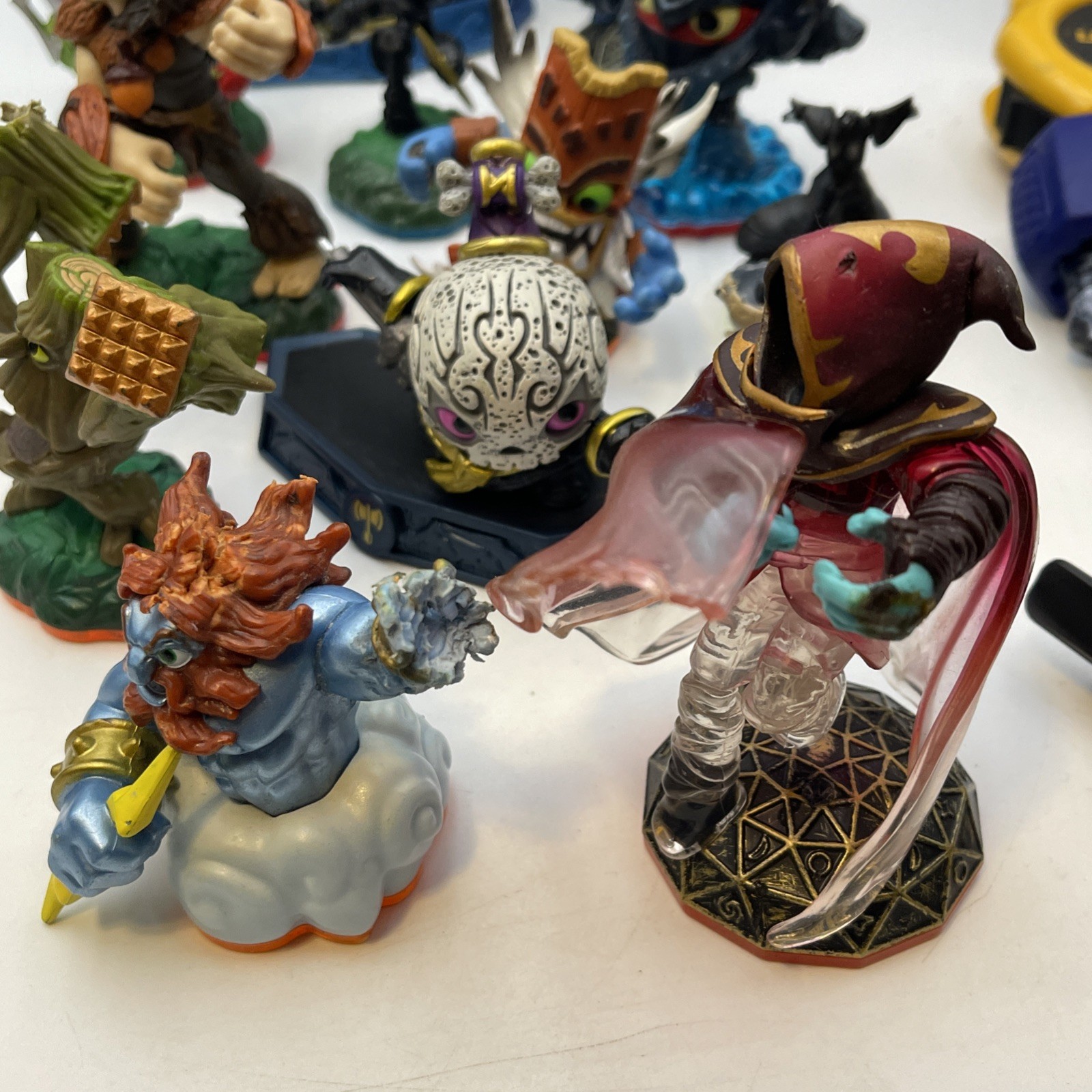 Skylanders Mixed Lot of 45 Figures Spyro, Giants, Vehicles, Some Damaged