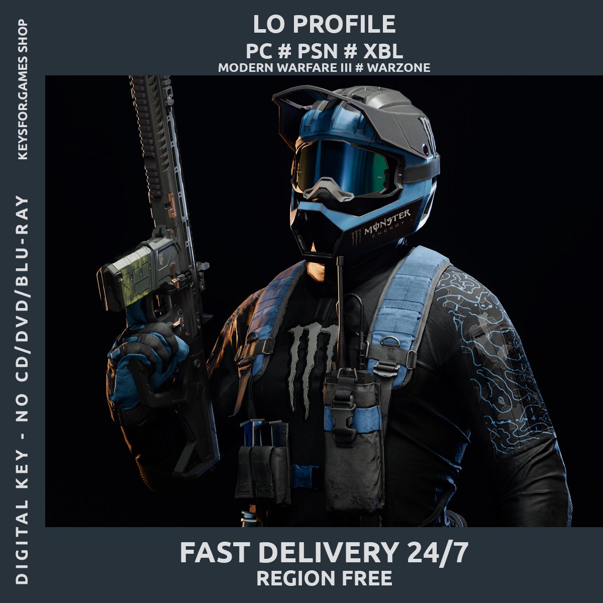 MW3 Lo Profile Operator Monster Skin – Warzone COD Modern Warfare III