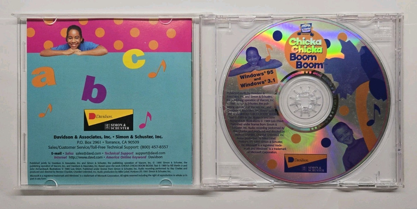 Chicka Chicka Book Boom (PC CD-ROM, 1995, Windows /MAC)