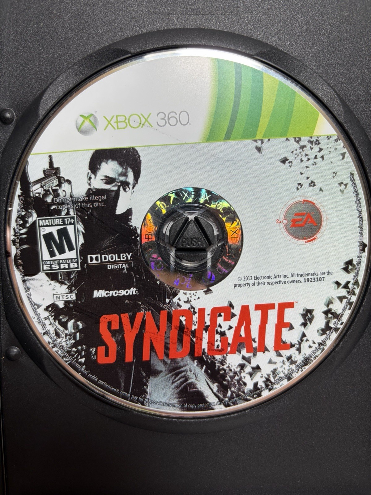 Syndicate – Xbox 360 – Great Disk – Tested & Works – Free Fast Shipping