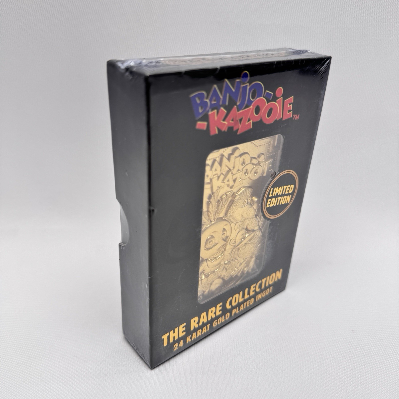 Banjo Kazooie 24k Gold Plated Ingot Limited Edition Dust Collectibles New