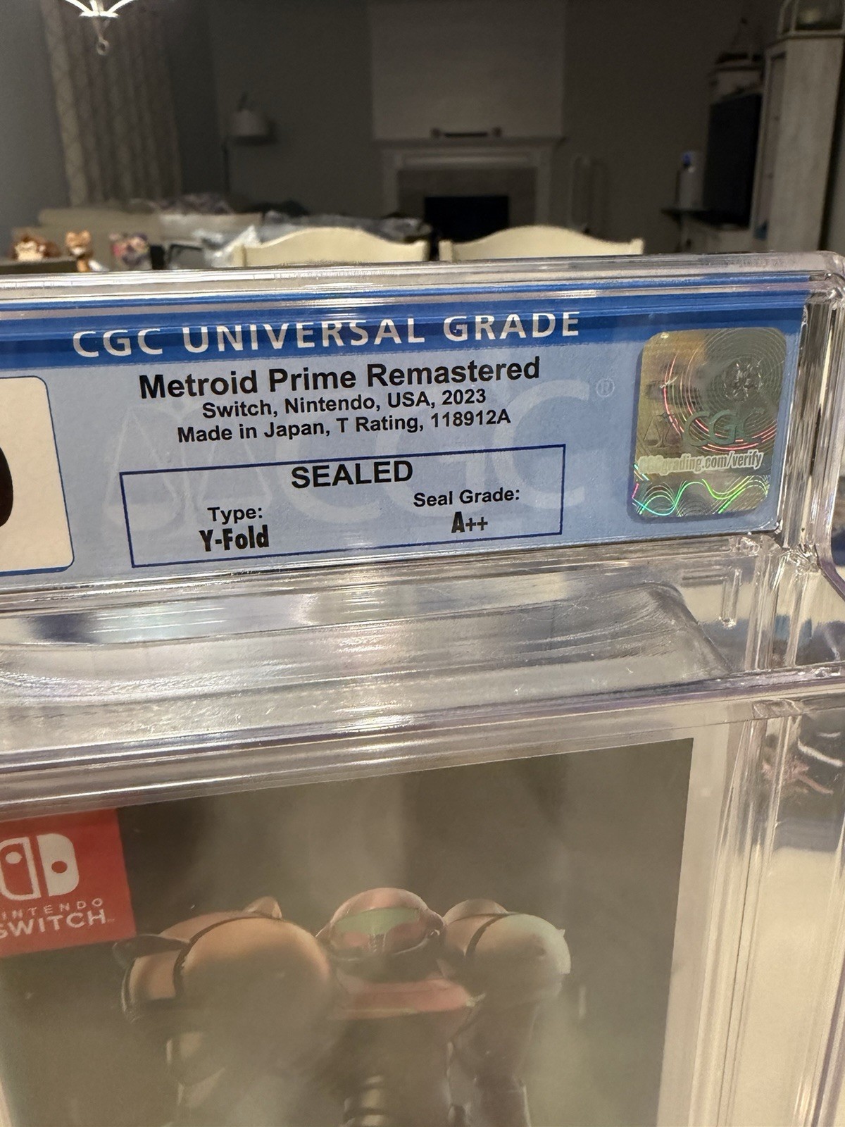Metroid Prime Remastered Switch 2023 Graded CGC 10 A++ HEAVY ALERT 🚨