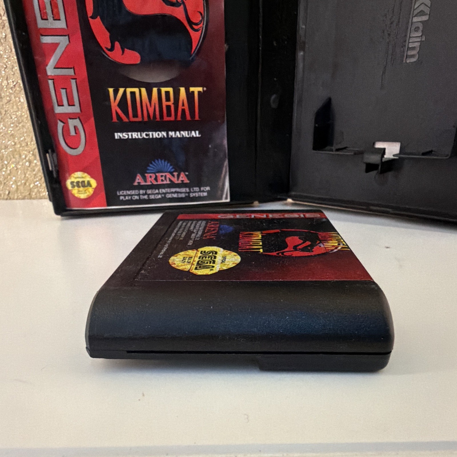 Mortal Kombat Sega Genesis 1992 NTSC-U/C Fighting MA-13 w/ Manual (Arena)