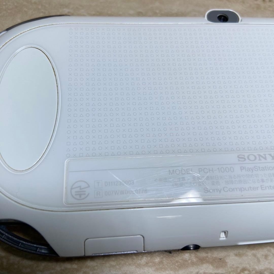 PS Vita PCH-1000 Crystal White Console White Tested Working Good Condition 7250