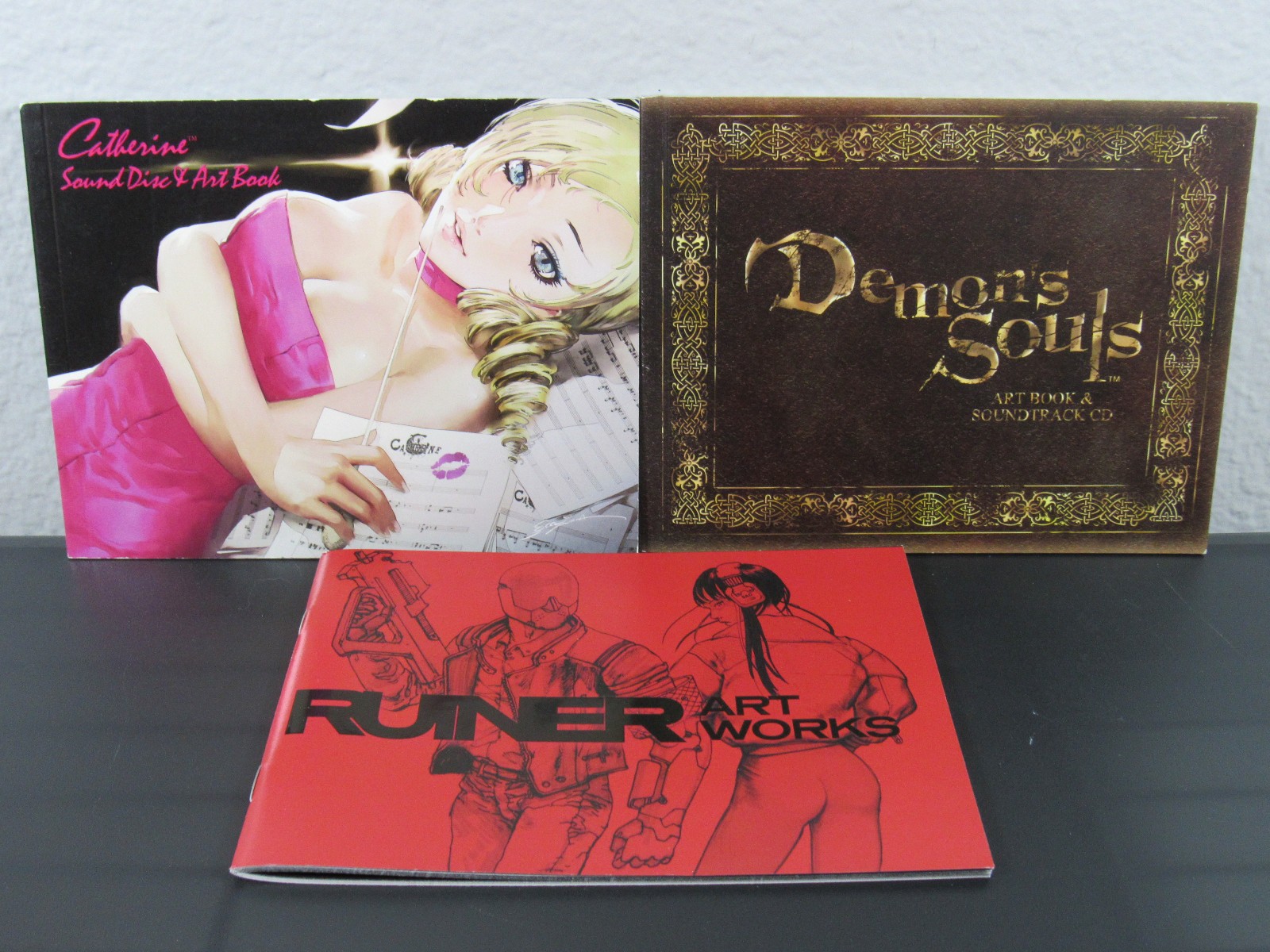 Video Game Artbook & Sountracks Lot (Catherine, Demon’s Souls, Ruiner)